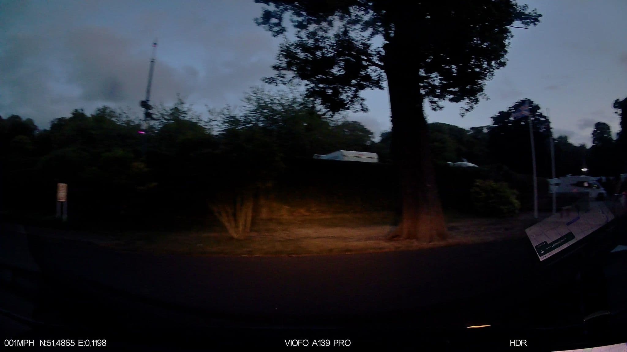 Street view near Abbey Wood Caravan and Motorhome Club Campsite, Abbey Wood — © IpswichEdits (CC BY-SA · Mapillary)