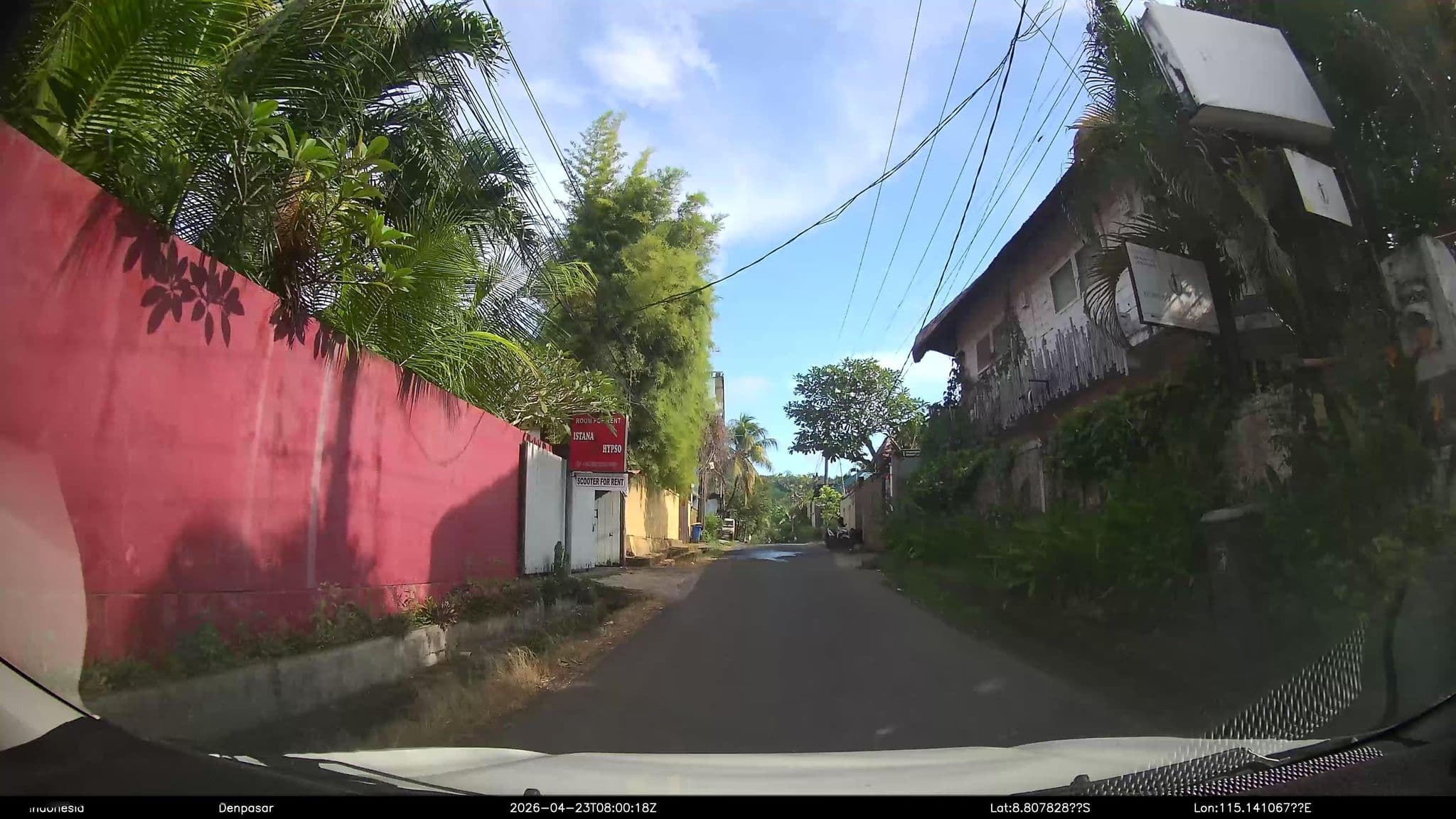 Street view near Rumah warna, Jimbaran