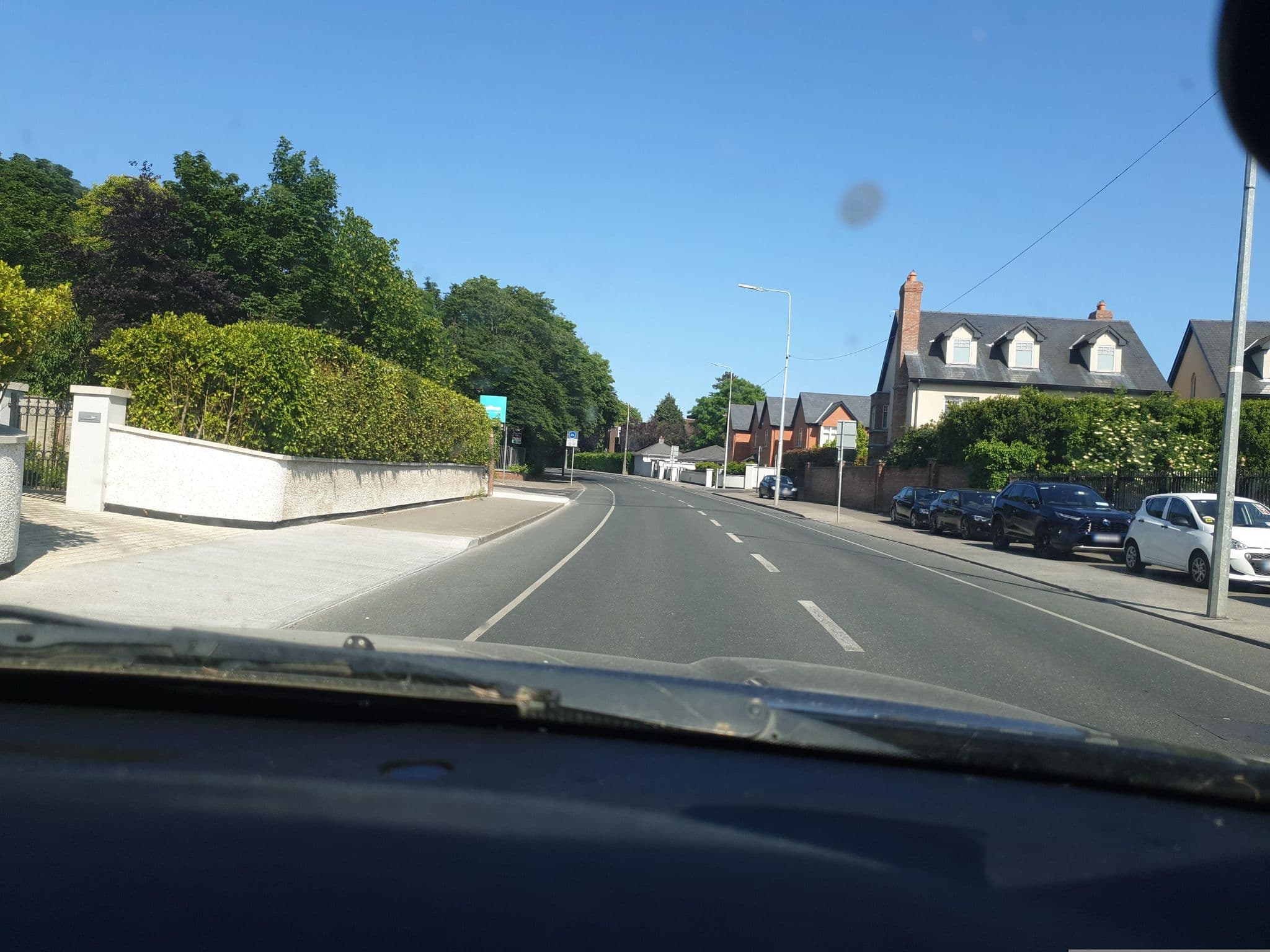 Street view near Derwent Lodge, Donnycarney — © fourbyfour (CC BY-SA · Mapillary)