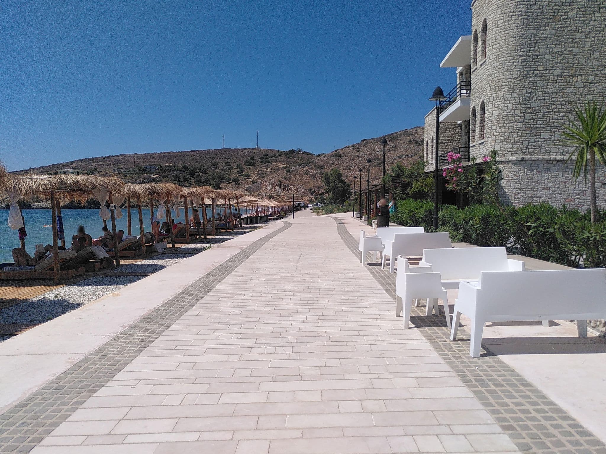 Street view near Valta Hotel & Resort, Himarë — © sitarane (CC BY-SA · Mapillary)