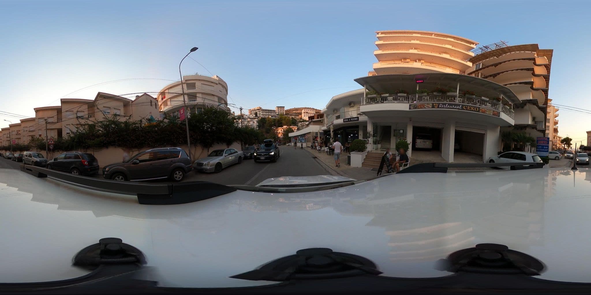 Street view near Hotel Ceko, Sarandë — © tumblecow (CC BY-SA · Mapillary)