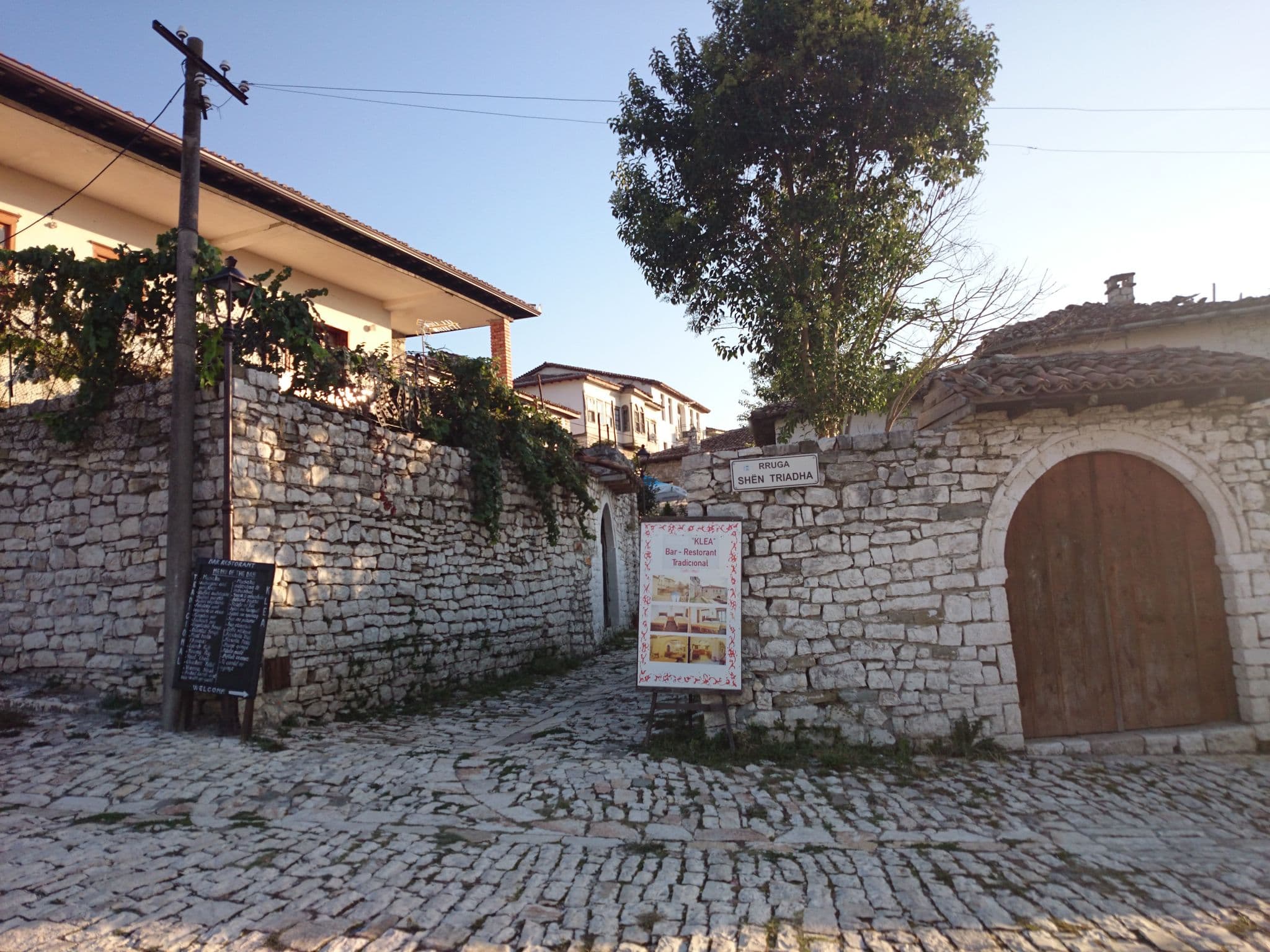 Street view near Hotel Klea, Berat — © ebel (CC BY-SA · Mapillary)