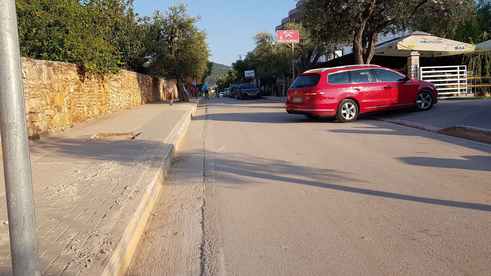 Street view near Summer Gate Hotel, Ksamil — © ale_zena_it (CC BY-SA · Mapillary)