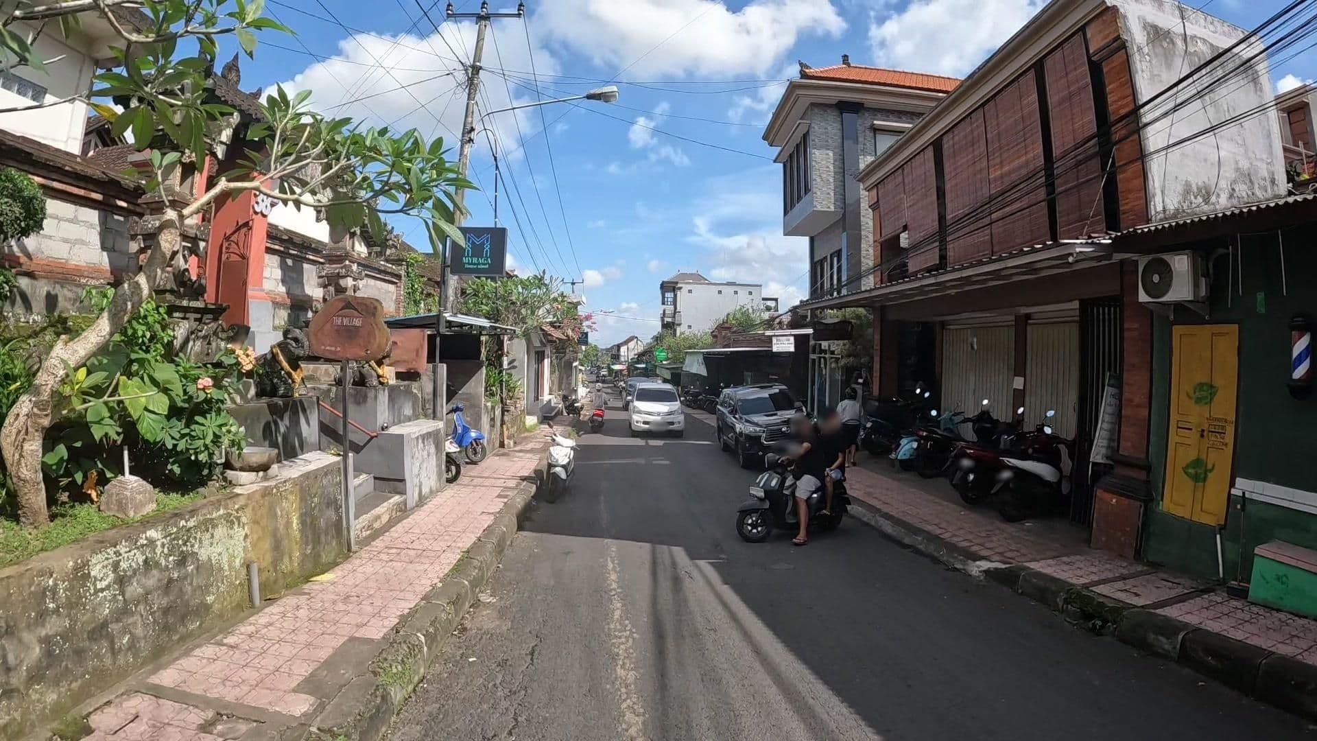 Street view near The Village Guesthouse, Ubud — © lucomsky (CC BY-SA · Mapillary)