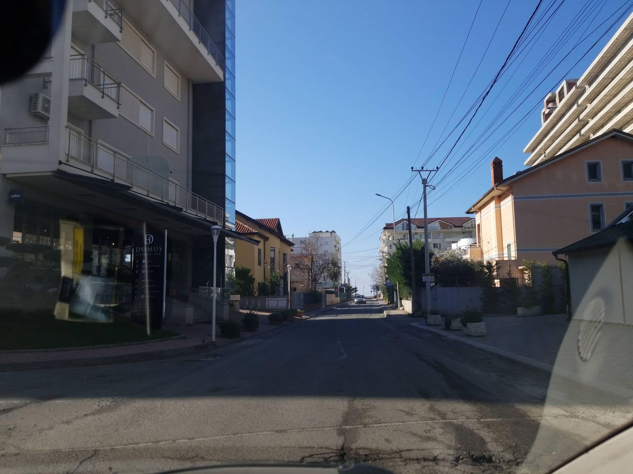 Street view near Hotel Marigona, Shëngjin — © denisju_osm (CC BY-SA · Mapillary)