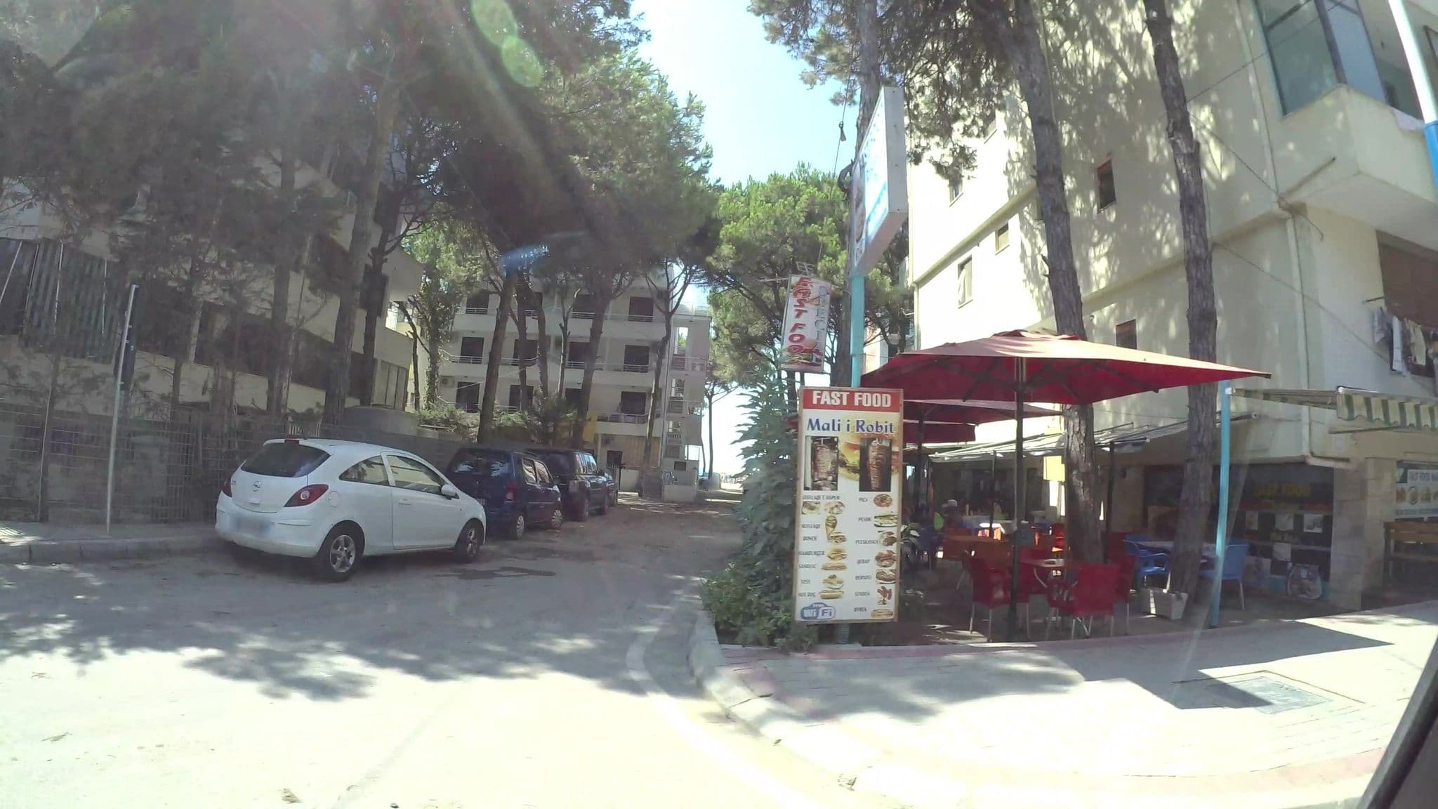 Street view near Hotel Kastrati, Kavajë — © kaart_3 (CC BY-SA · Mapillary)