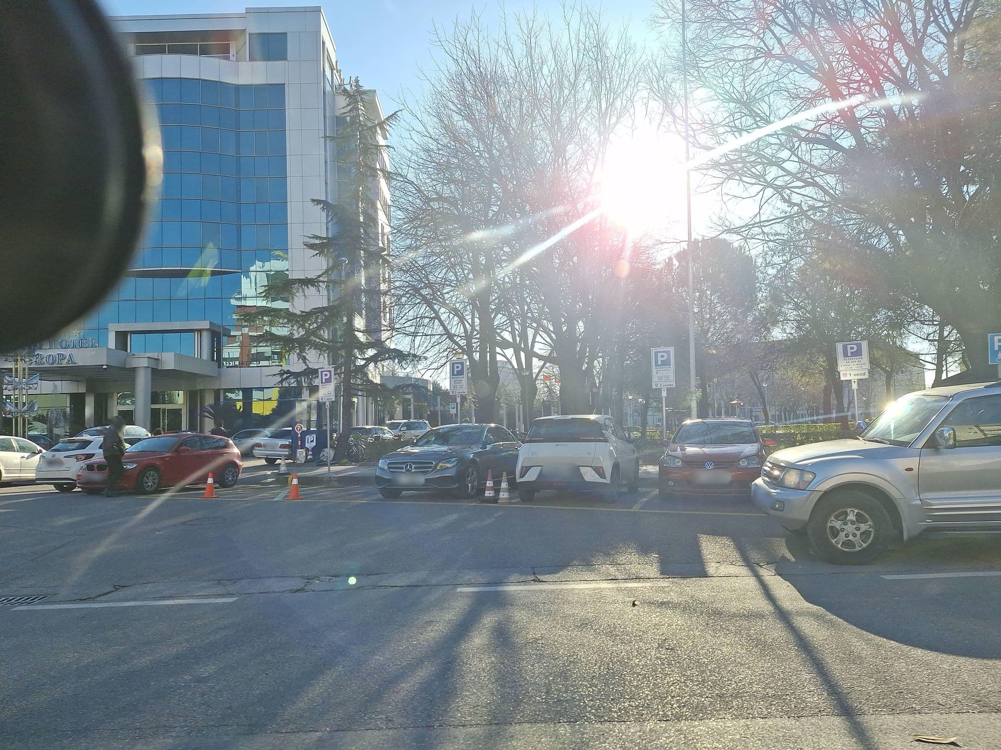 Street view near Europa Grand Hotel Shkoder, Shkodër — © denisju_osm (CC BY-SA · Mapillary)