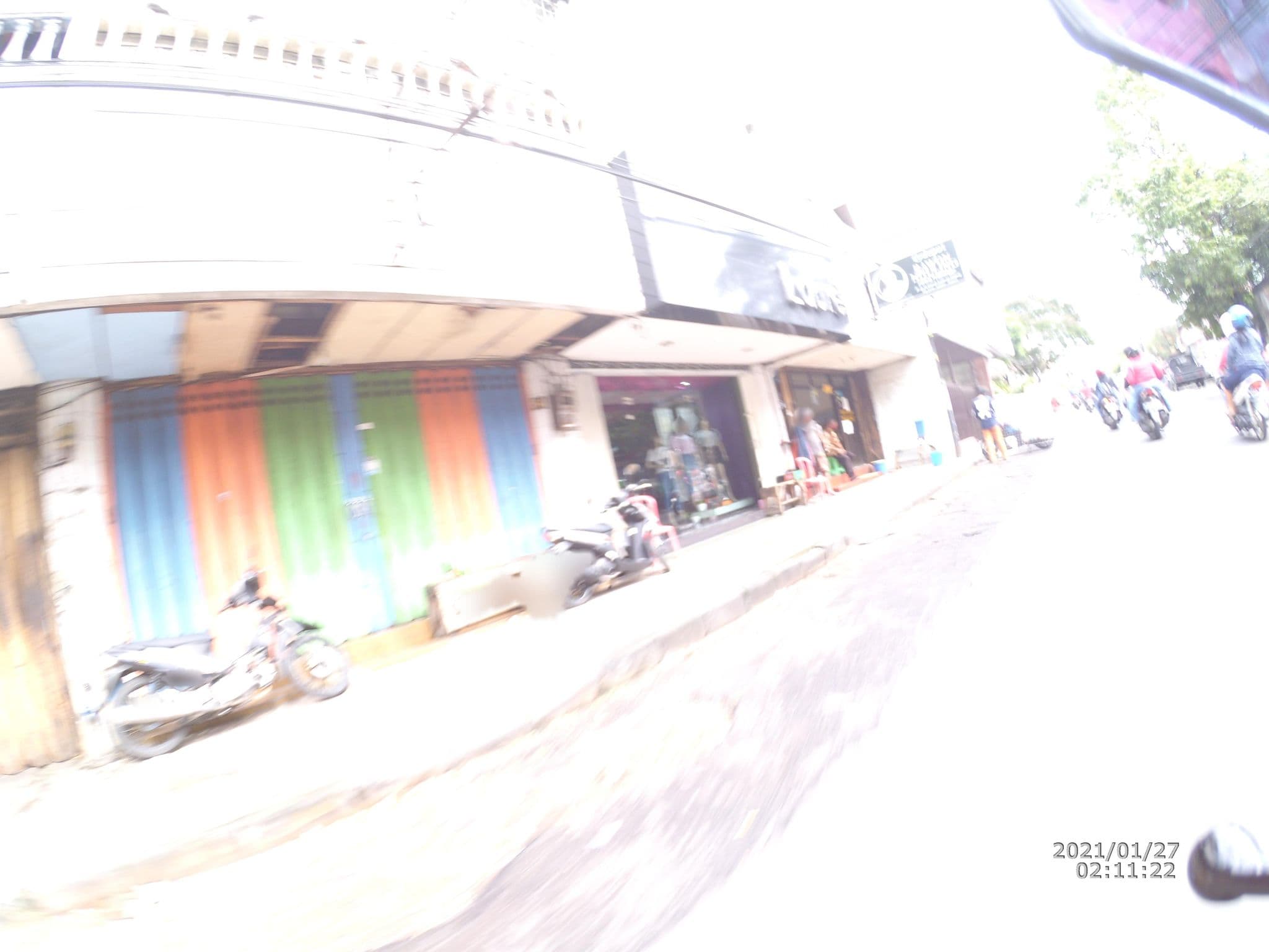 Street view near Dewarna Hotel, Malang