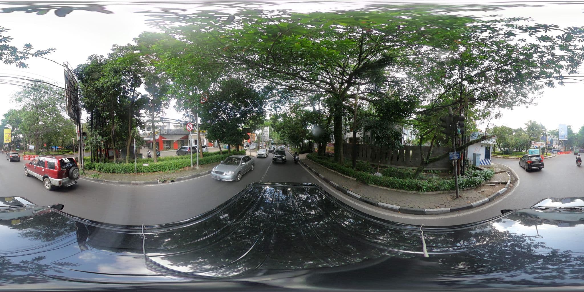 Street view near Caryota, Bandung