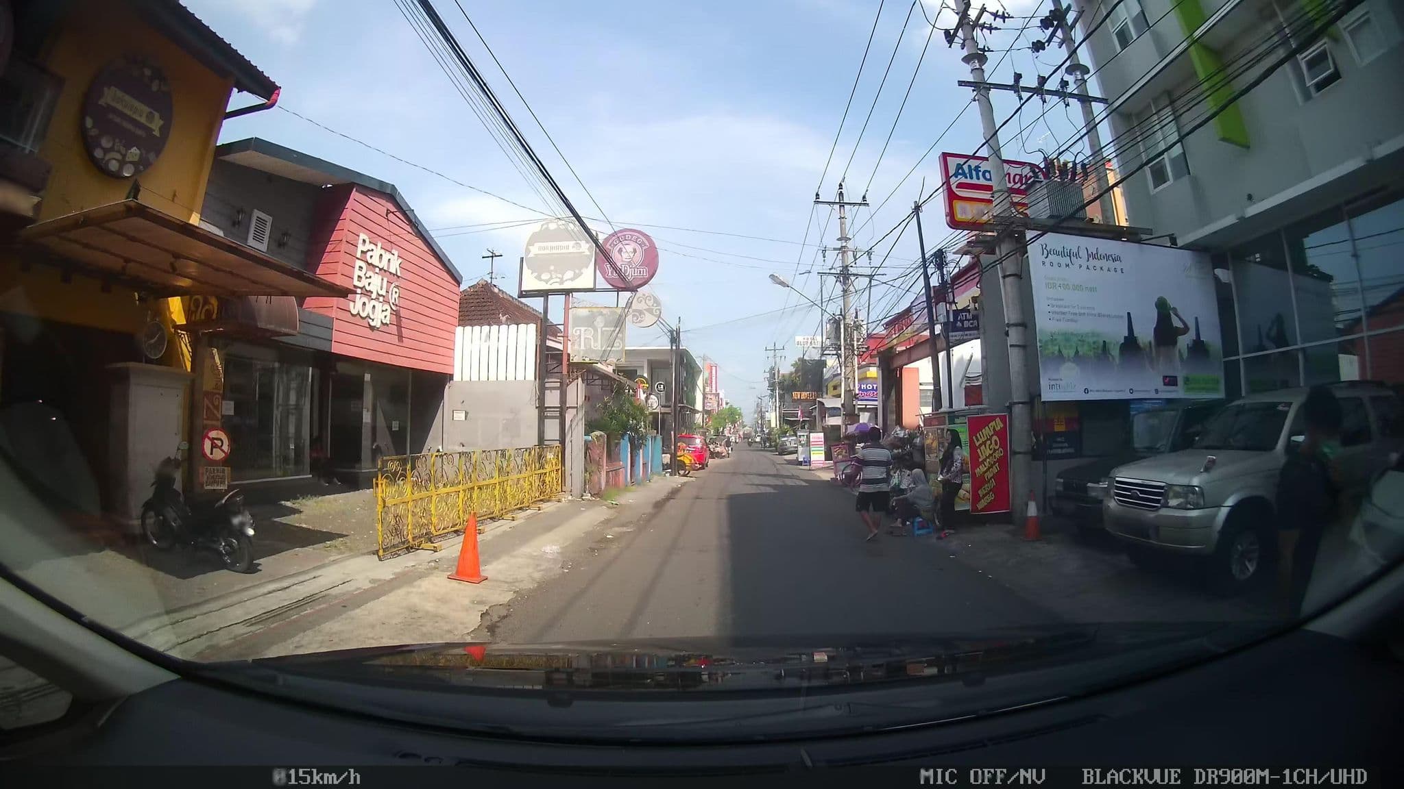 Street view near The Packer Lodge, Yogyakarta