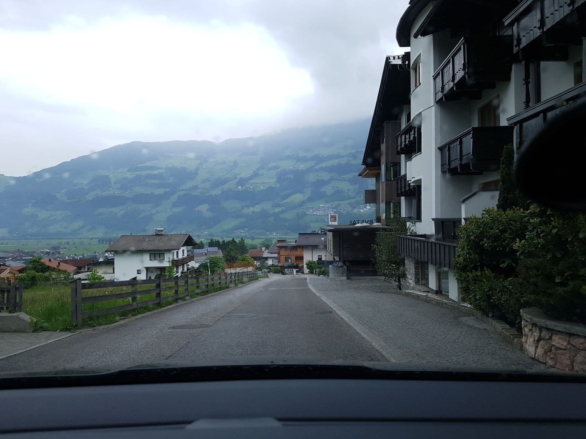Street view near Gartenhotel Crystal, Fügen — © schermy_at (CC BY-SA · Mapillary)
