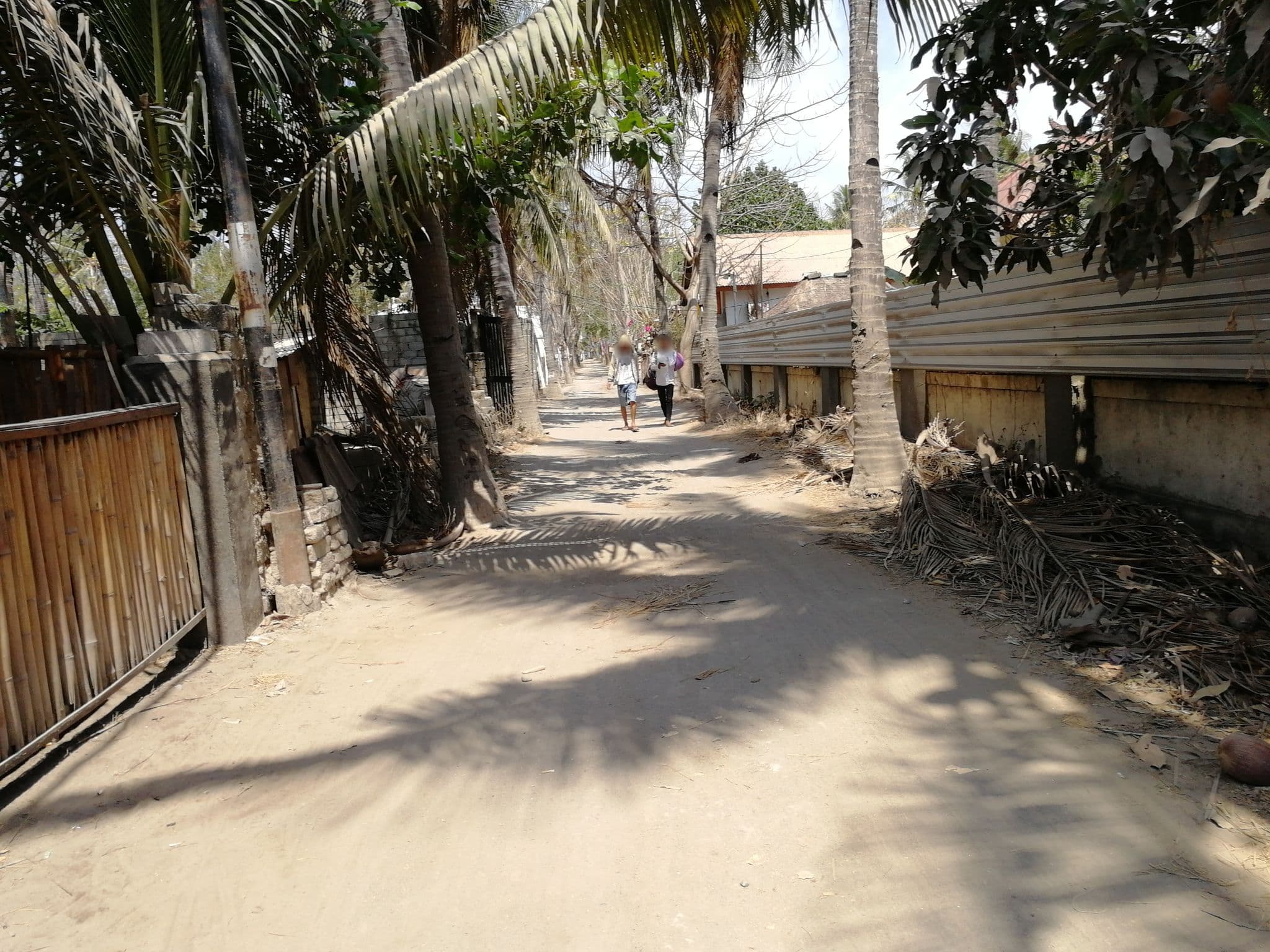 Street view near Lavender Bungalon, Gili Trawangan