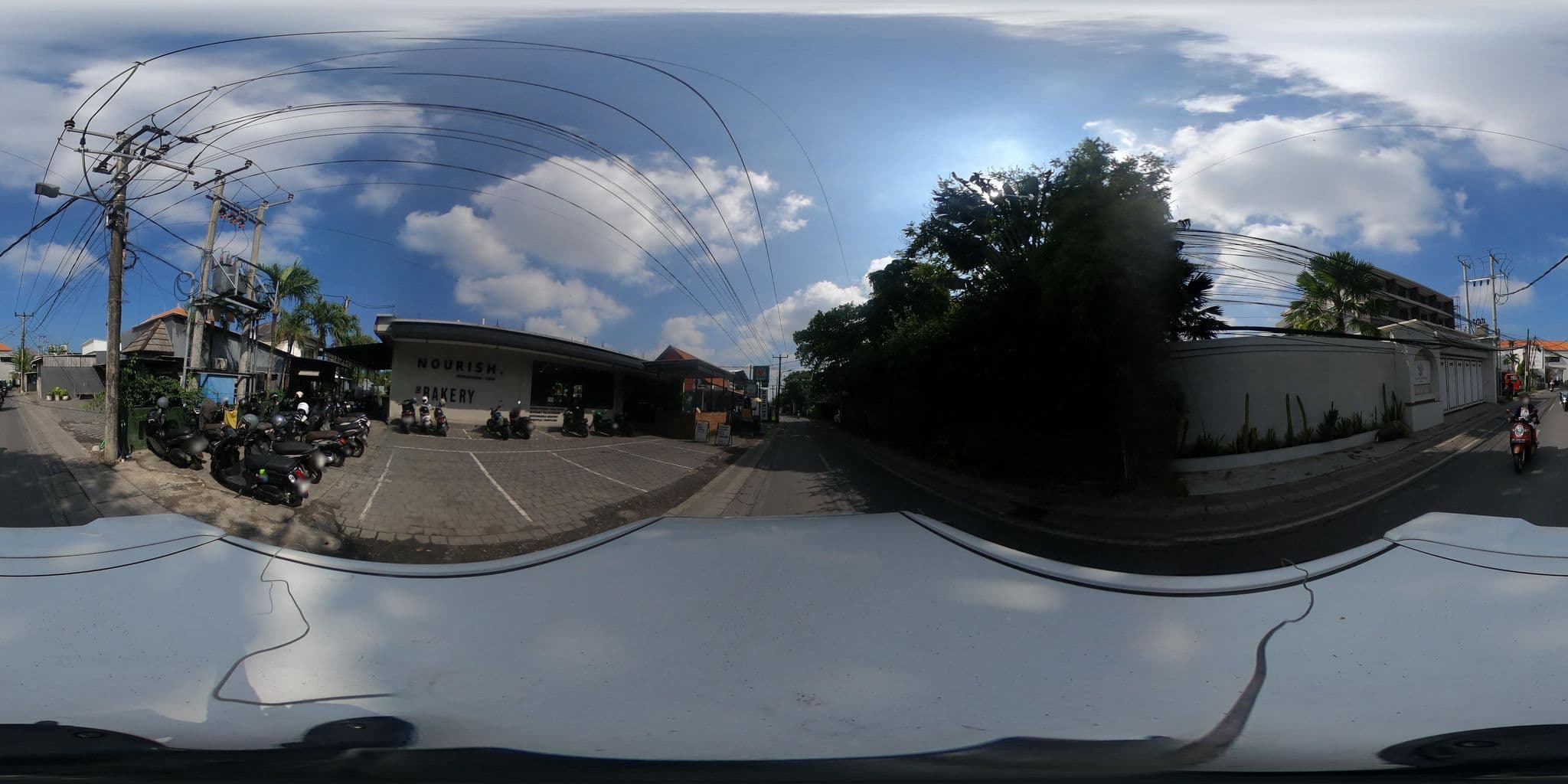 Street view near Villa komea, Legian