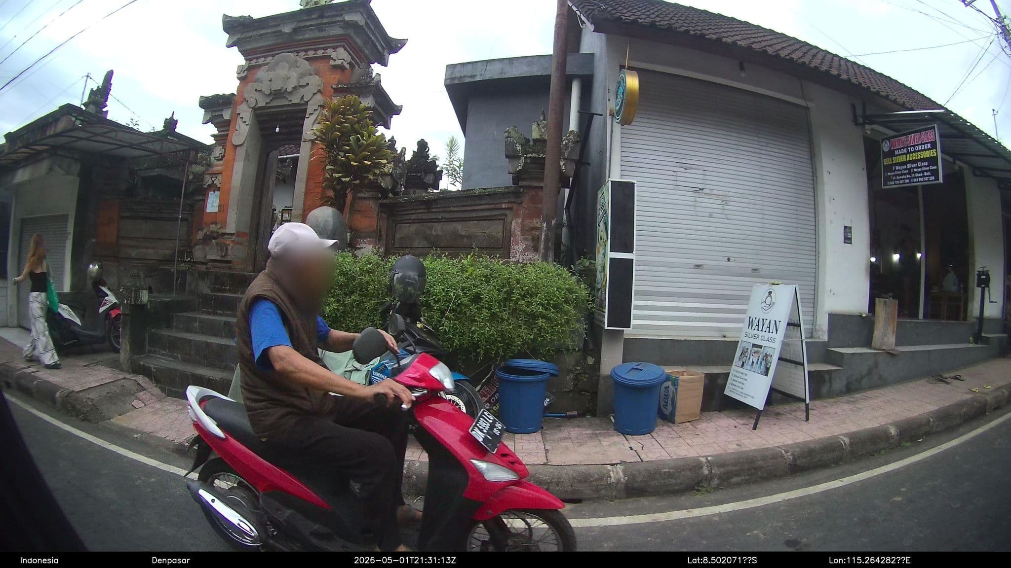 Street view near Wina Ubud B&B, Ubud — © Kaart---RIGHT (CC BY-SA · Mapillary)