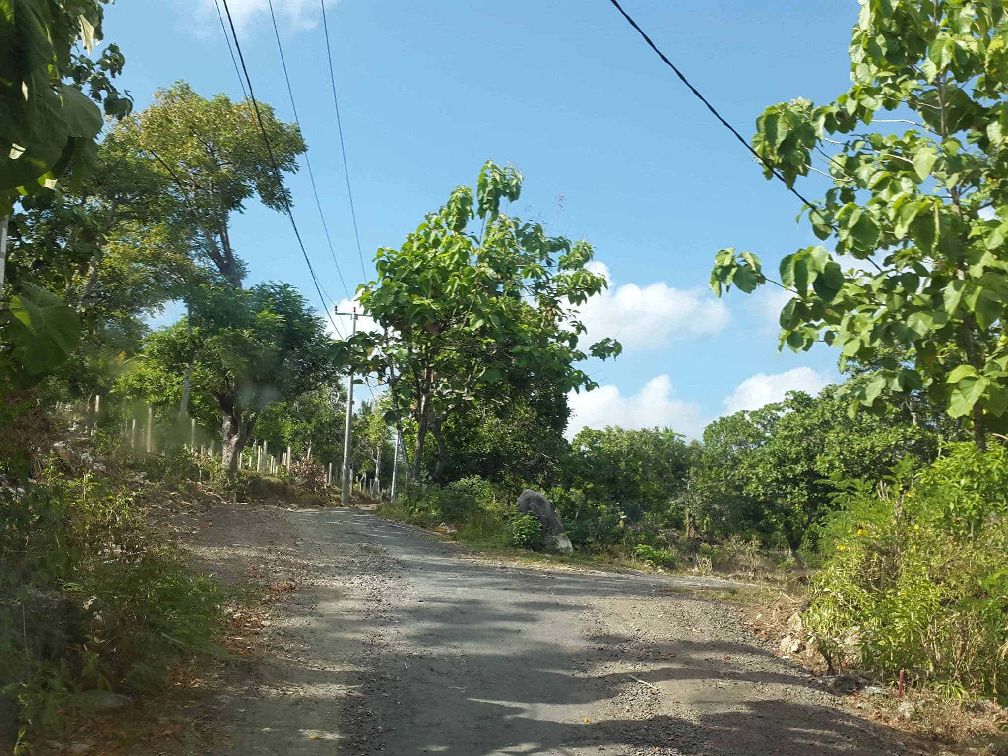 Street view near Mas Gading hill cottage, Klungkung