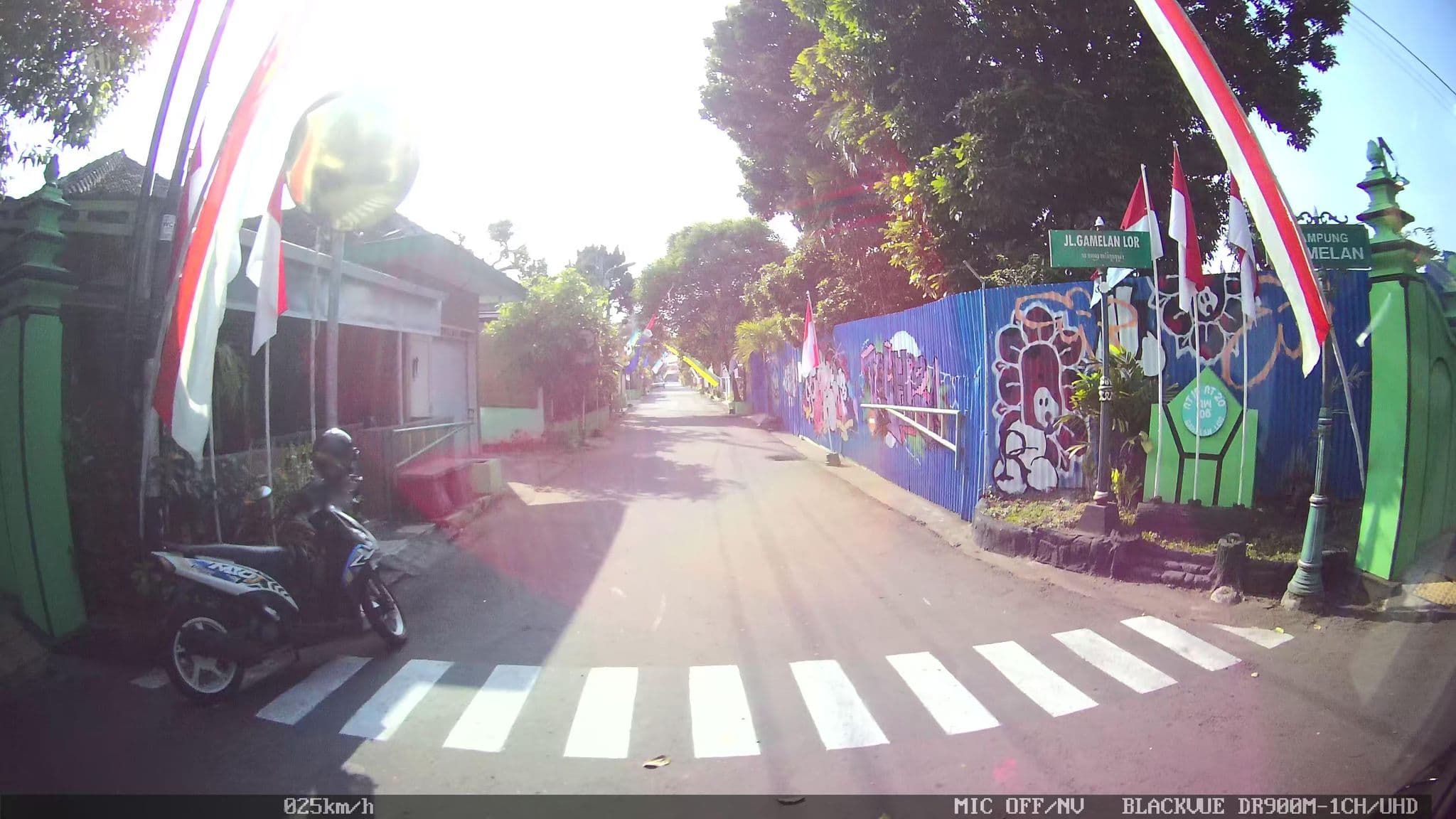 Street view near nDalem Gamelan, Yogyakarta