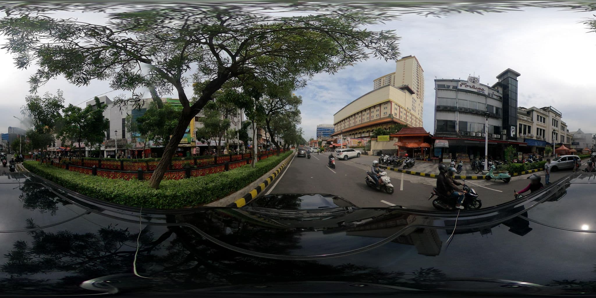 Street view near Fortuna, Jakarta