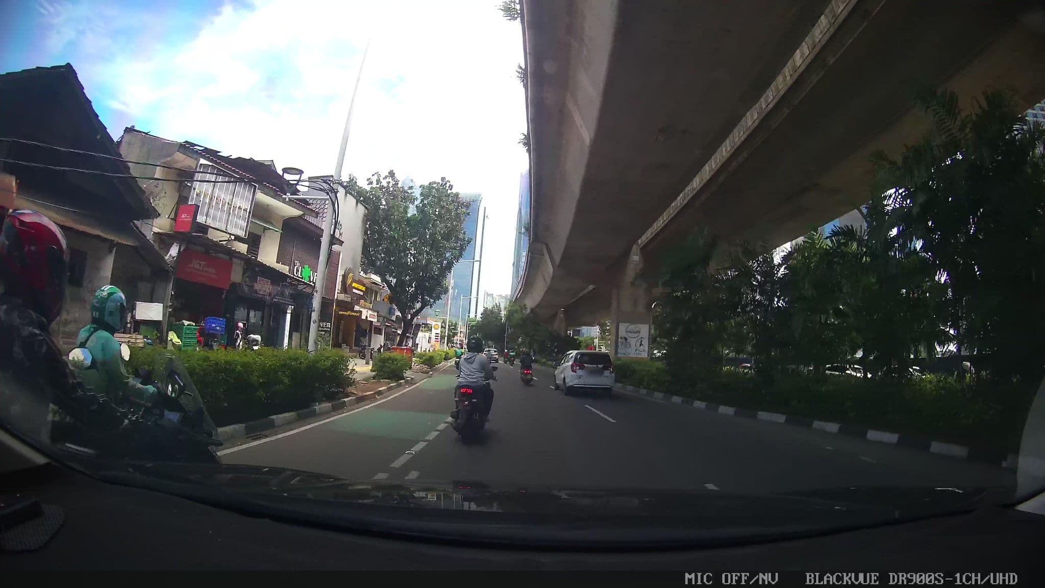 Street view near Clover Residence, Jakarta