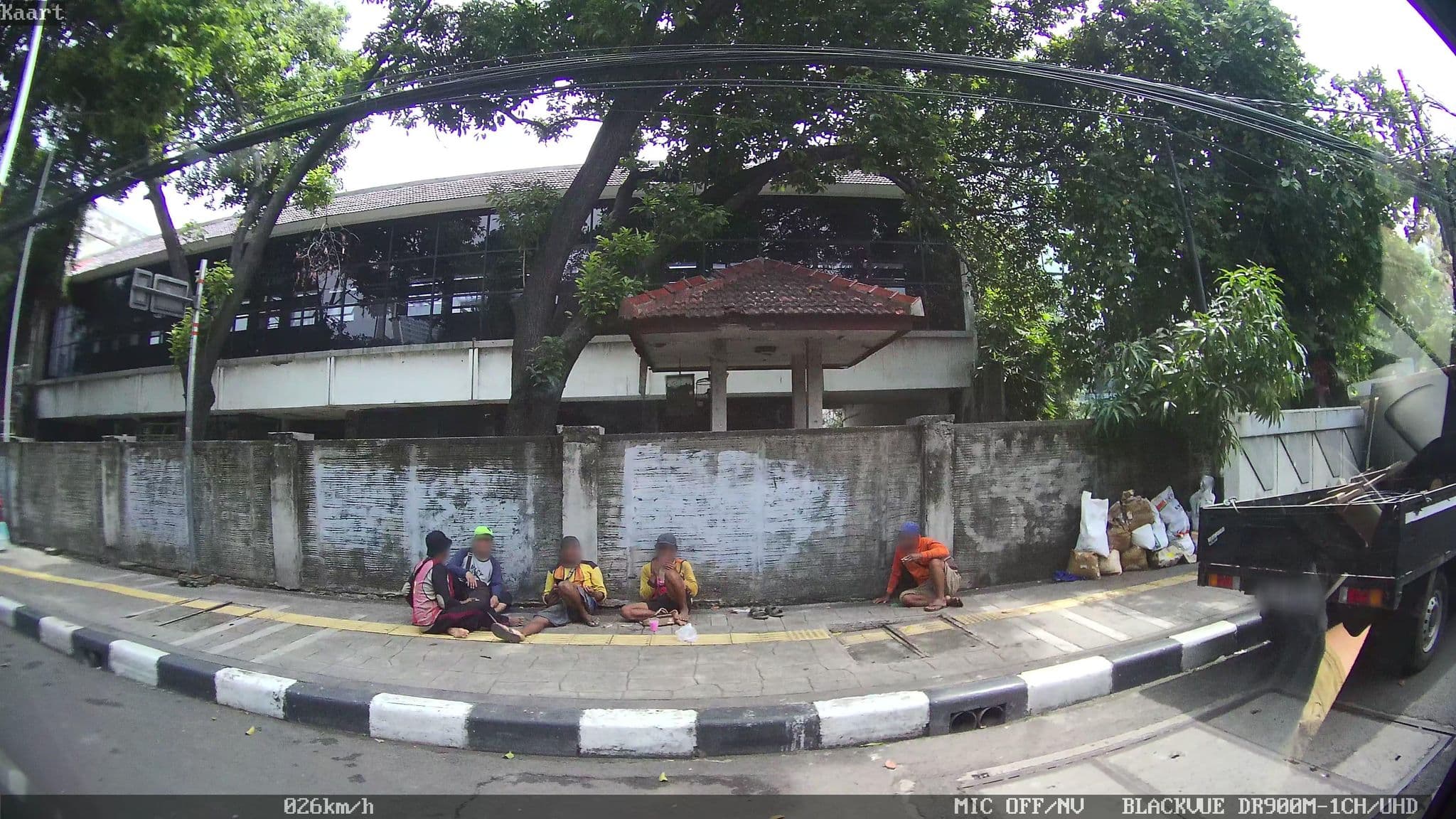 Street view near Menteng I, Jakarta