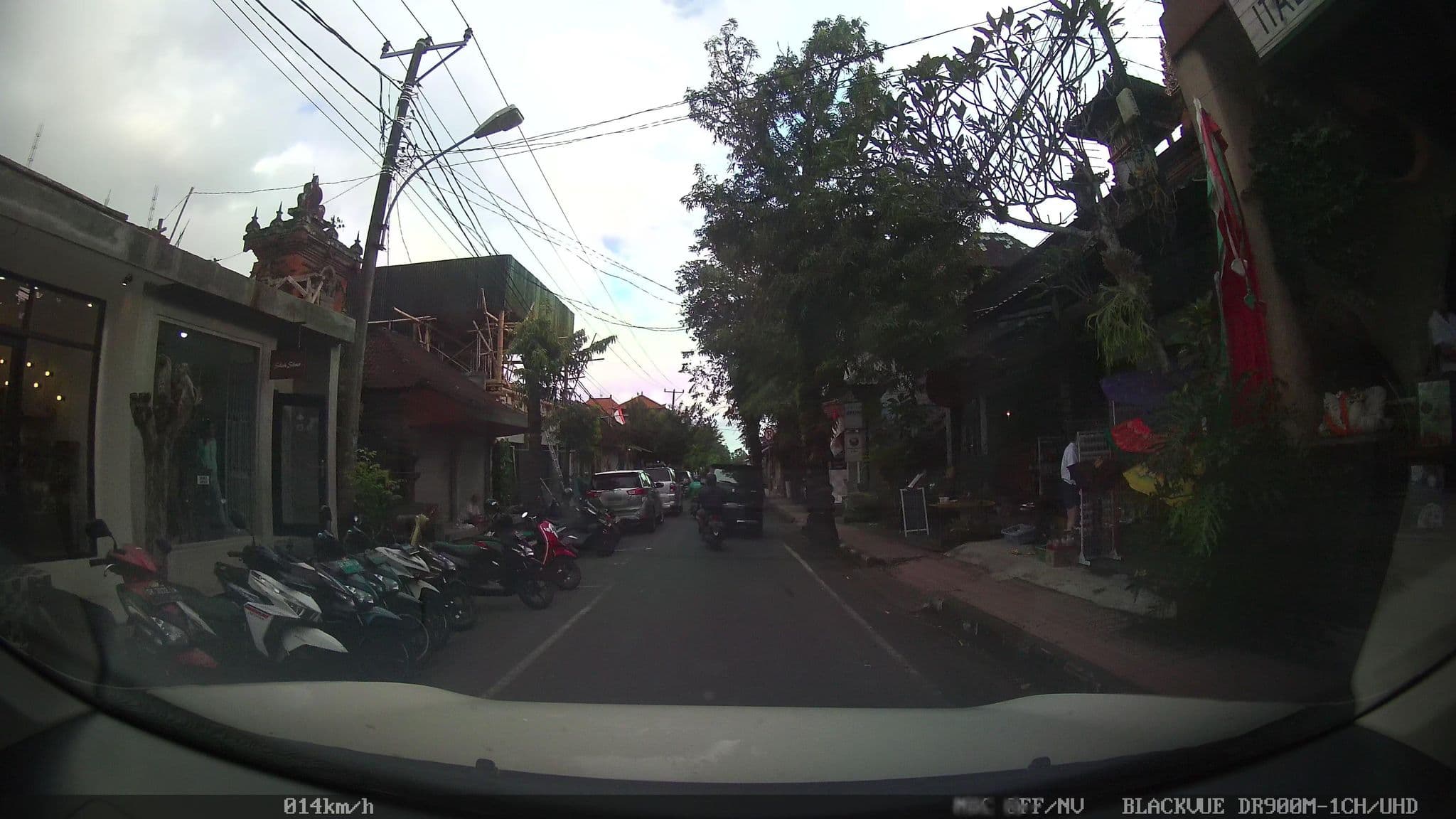 Street view near Gusti Backpackers House, Ubud