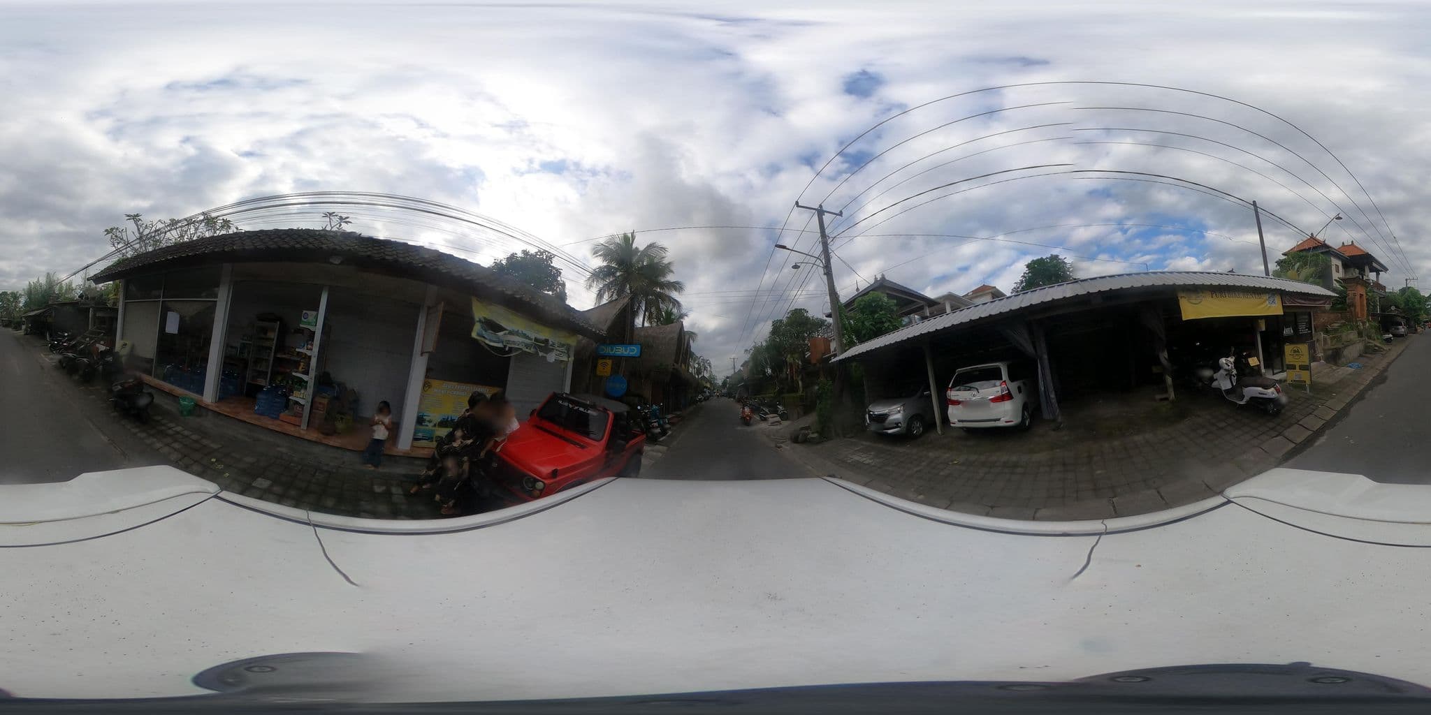 Street view near The Alus Cottages, Ubud
