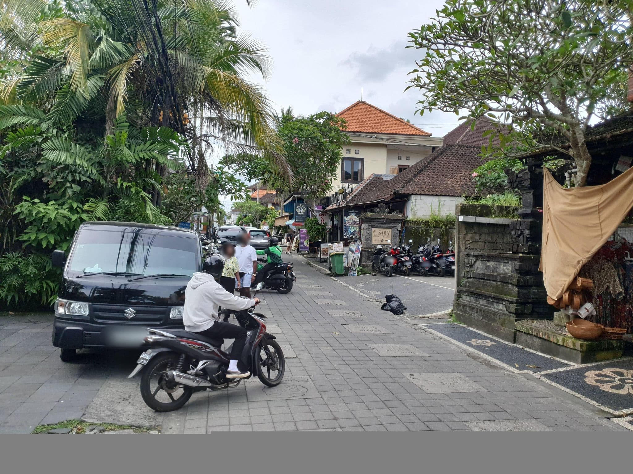Street view near Sama's Cottages, Ubud