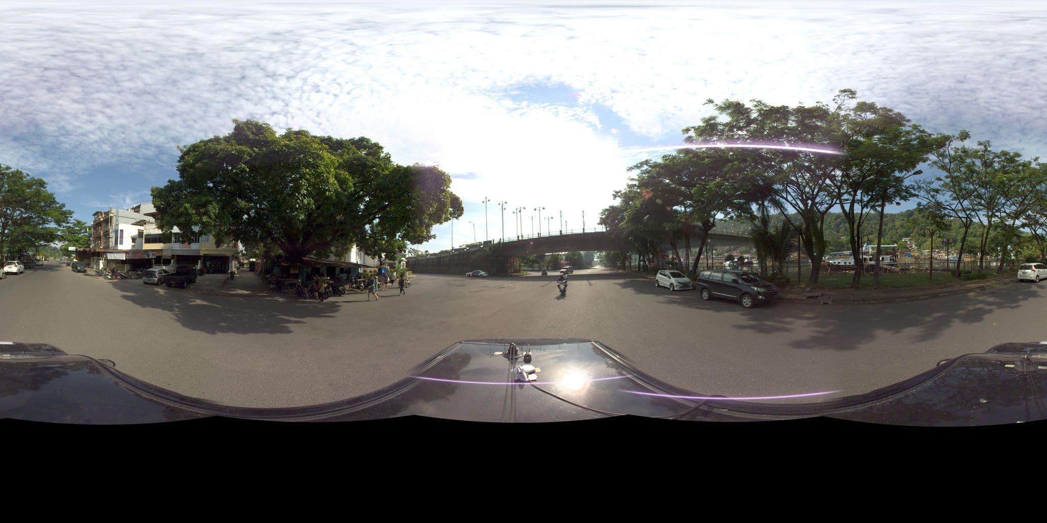 Street view near Kokos Hostel (Right Location), Padang — © sarahantos (CC BY-SA · Mapillary)