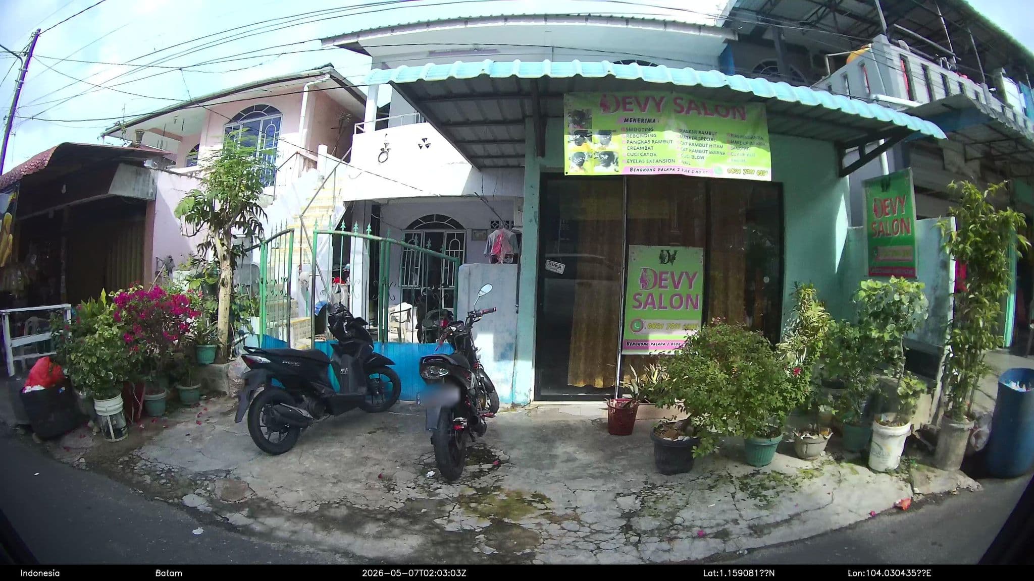 Street view near Rumah Kos, Batam