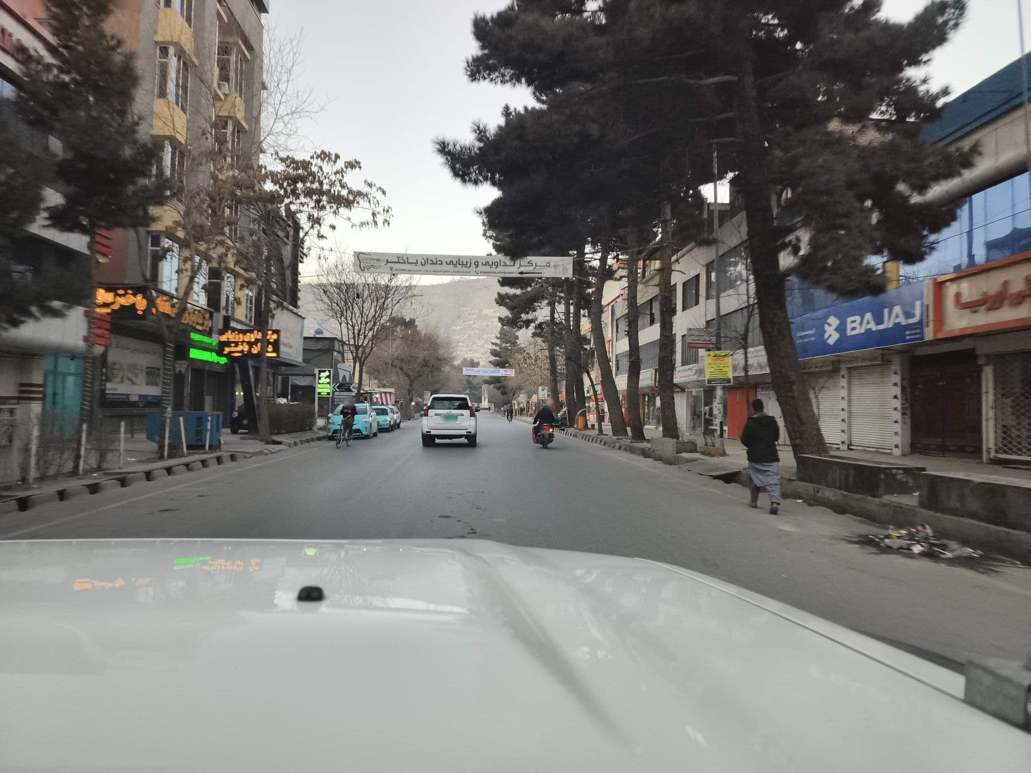 Street view near Khyber Hotel, Kabul — © benjidad (CC BY-SA · Mapillary)