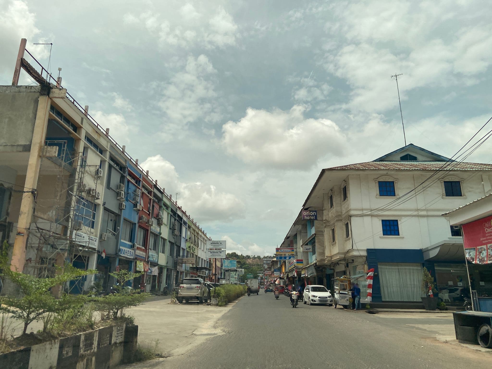 Street view near Orion Hotel, Batam
