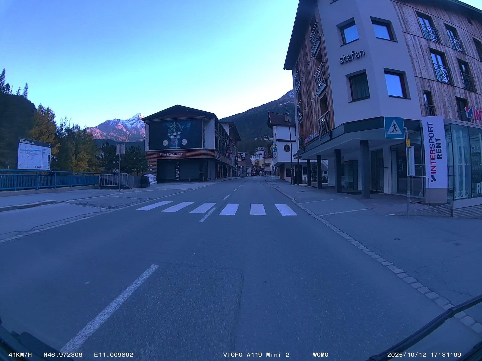 Street view near Glanz & Glory Hotel, Sölden