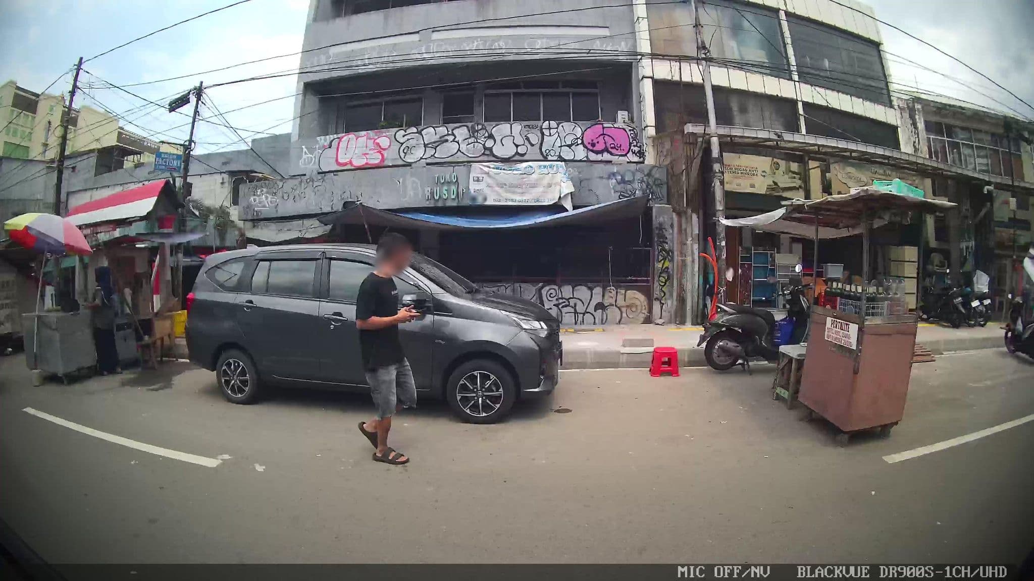 Street view near Hotel Mustika, Jakarta
