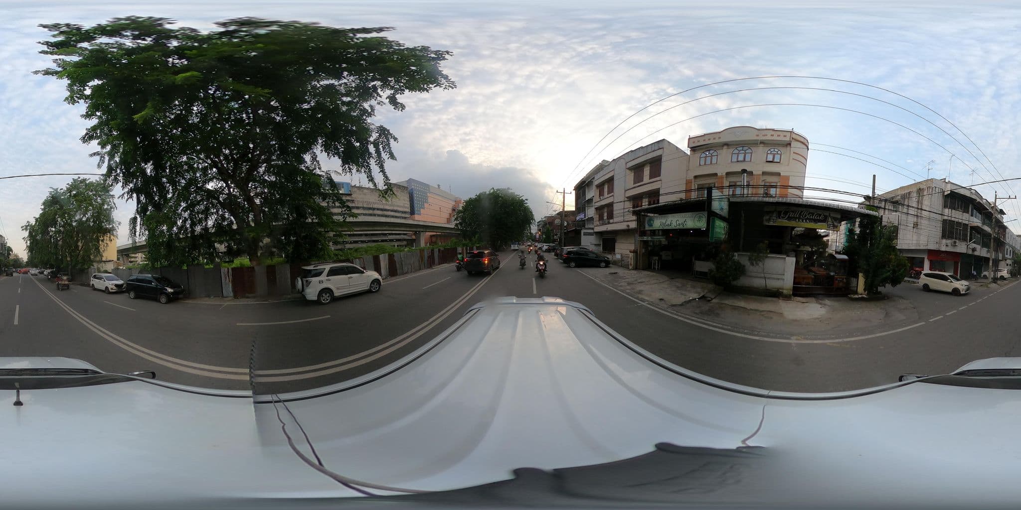 Street view near Blue Hostel Pandau Hulu I, Medan