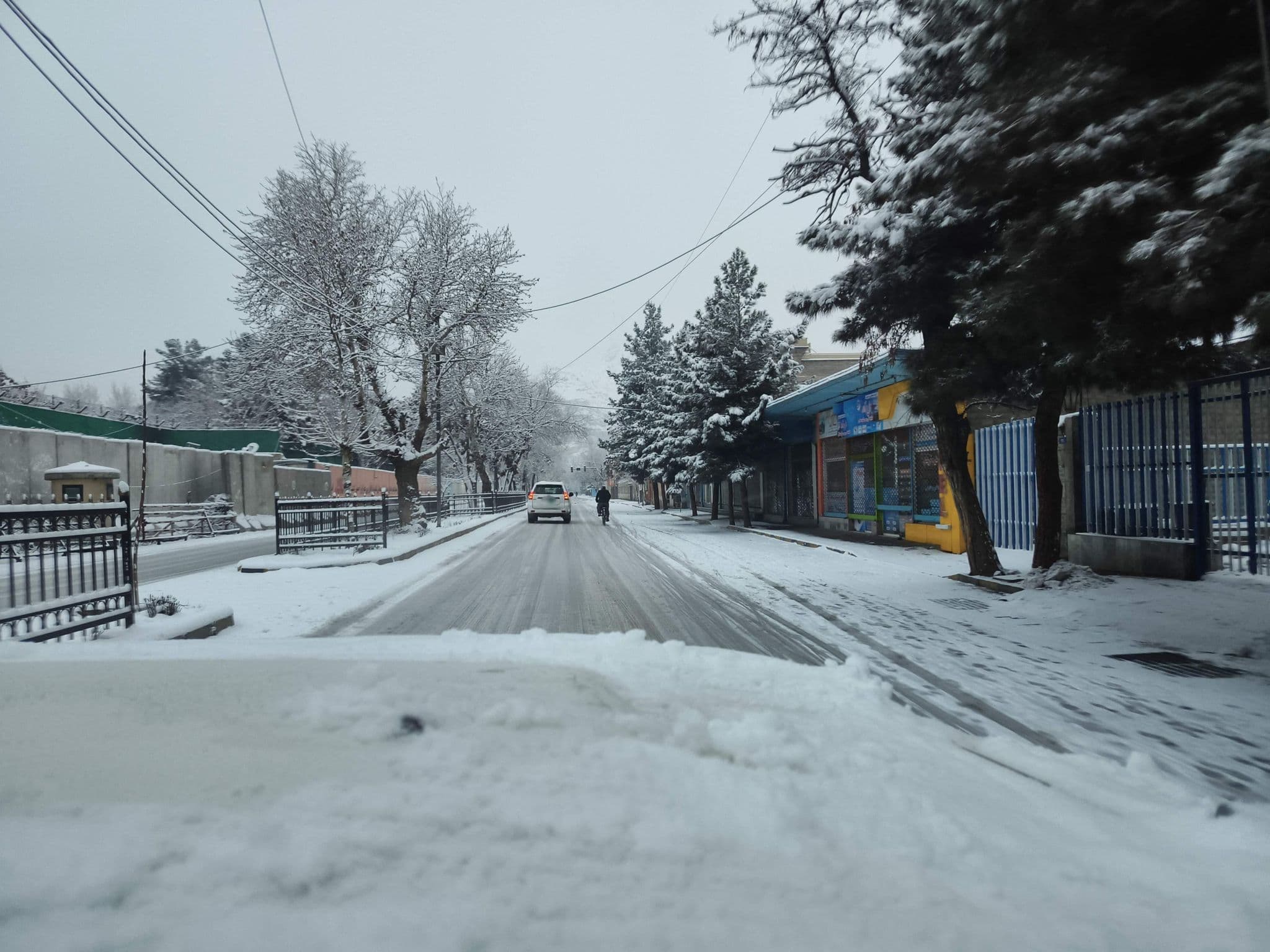 Street view near Kabul Taj Hotel, Kabul — © benjidad (CC BY-SA · Mapillary)