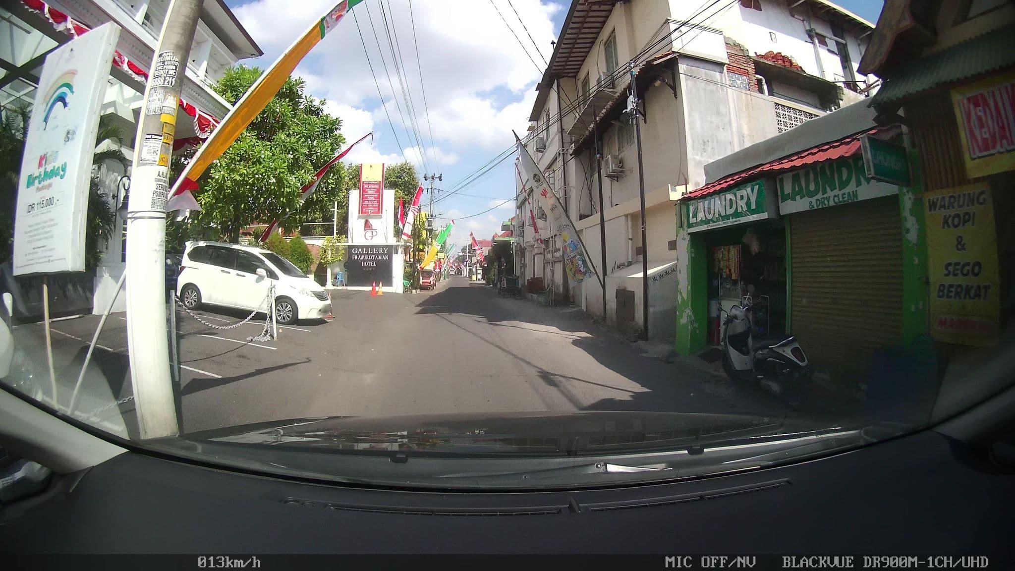 Street view near Gallery Prawirotaman Hotel, Yogyakarta