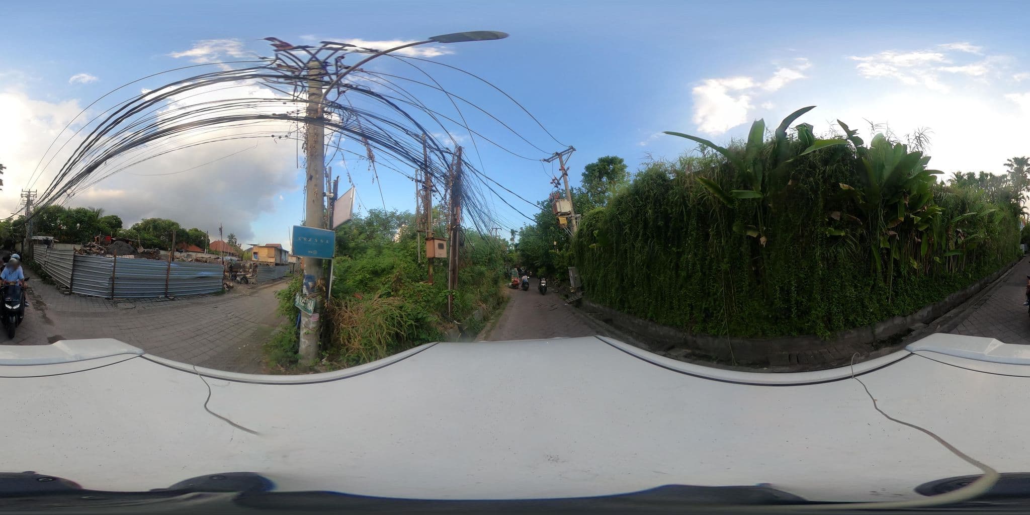 Street view near The Elysian Villas Resort, Legian