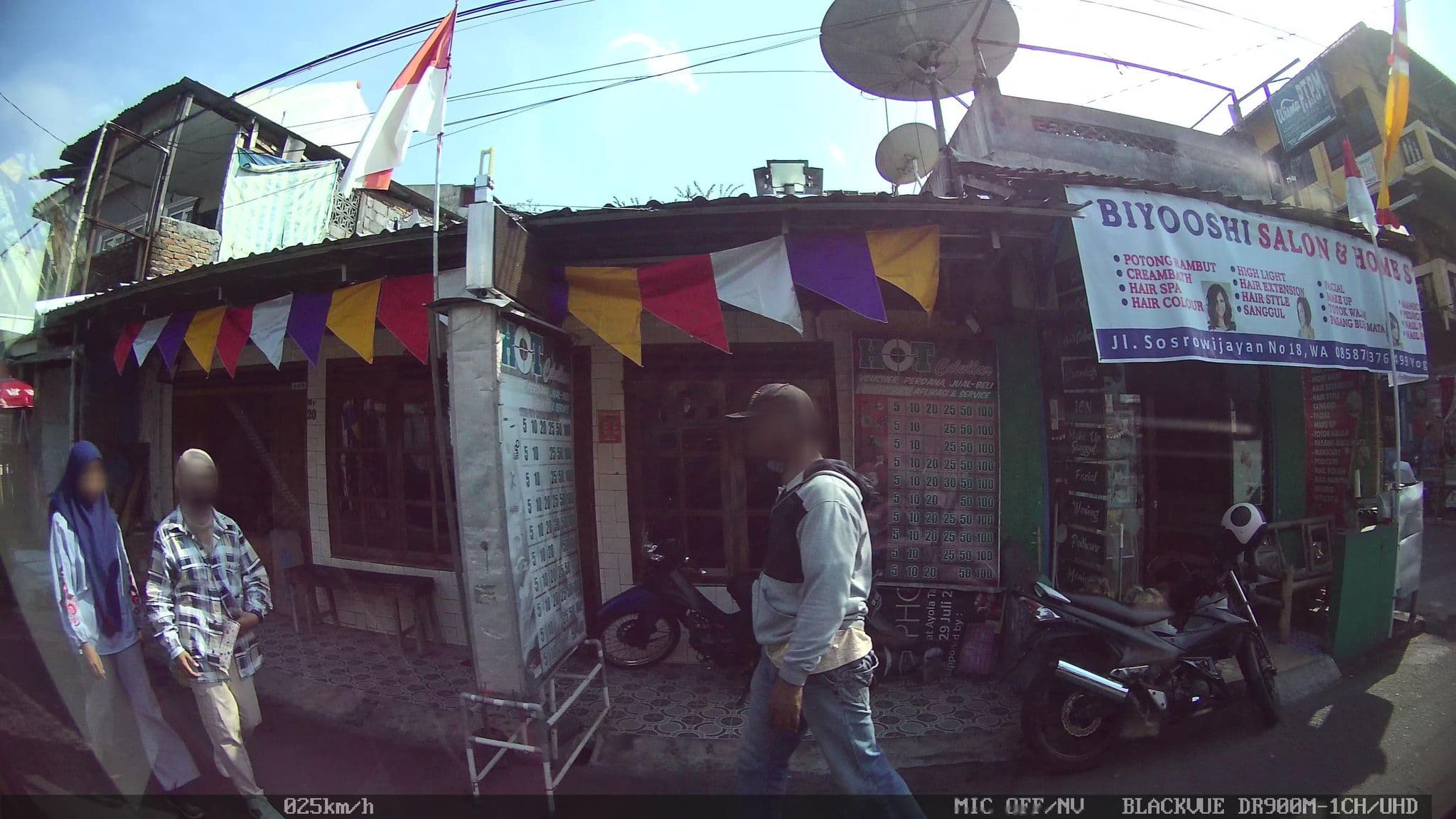 Street view near Dewi Hostel, Yogyakarta