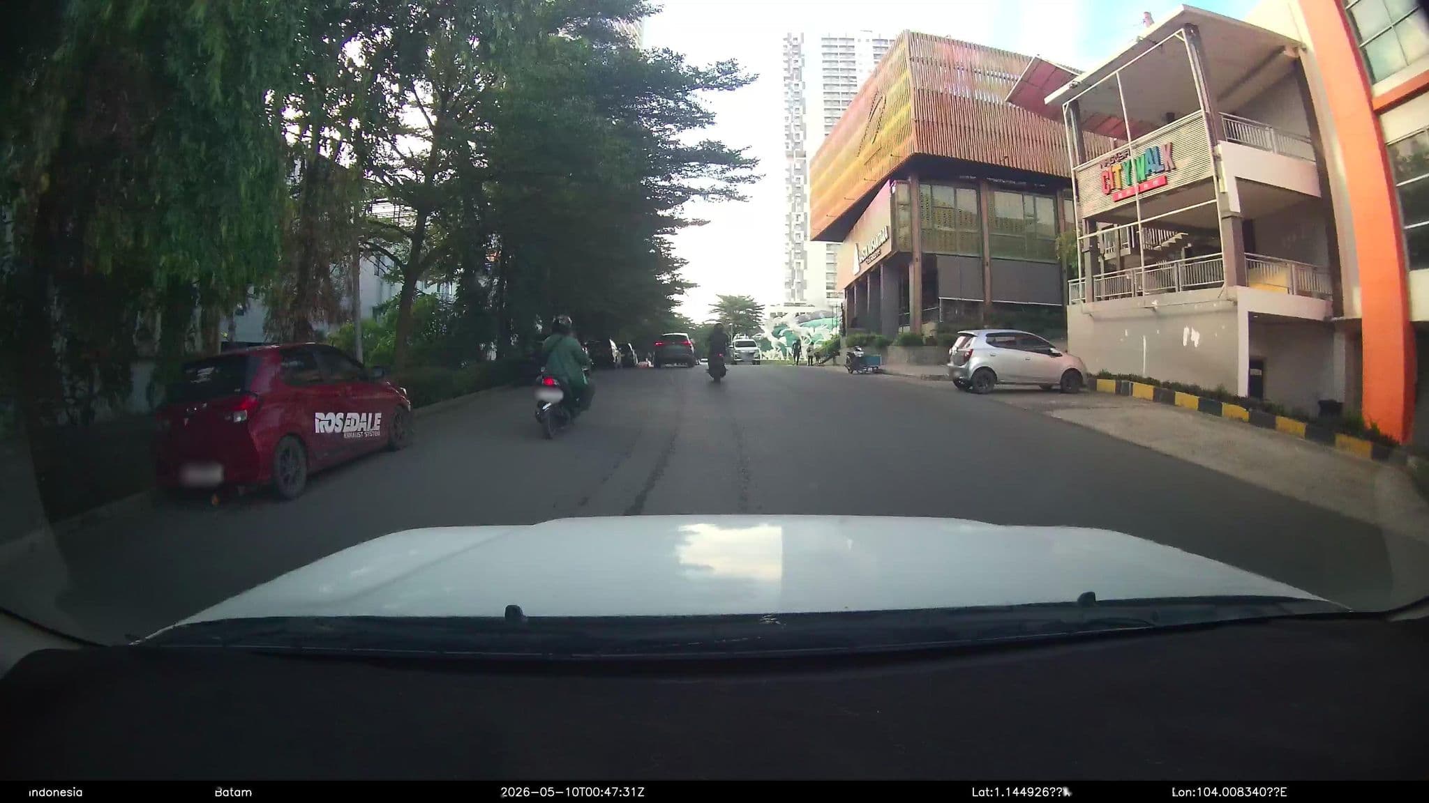 Street view near Batam 1 Hotel, Batam
