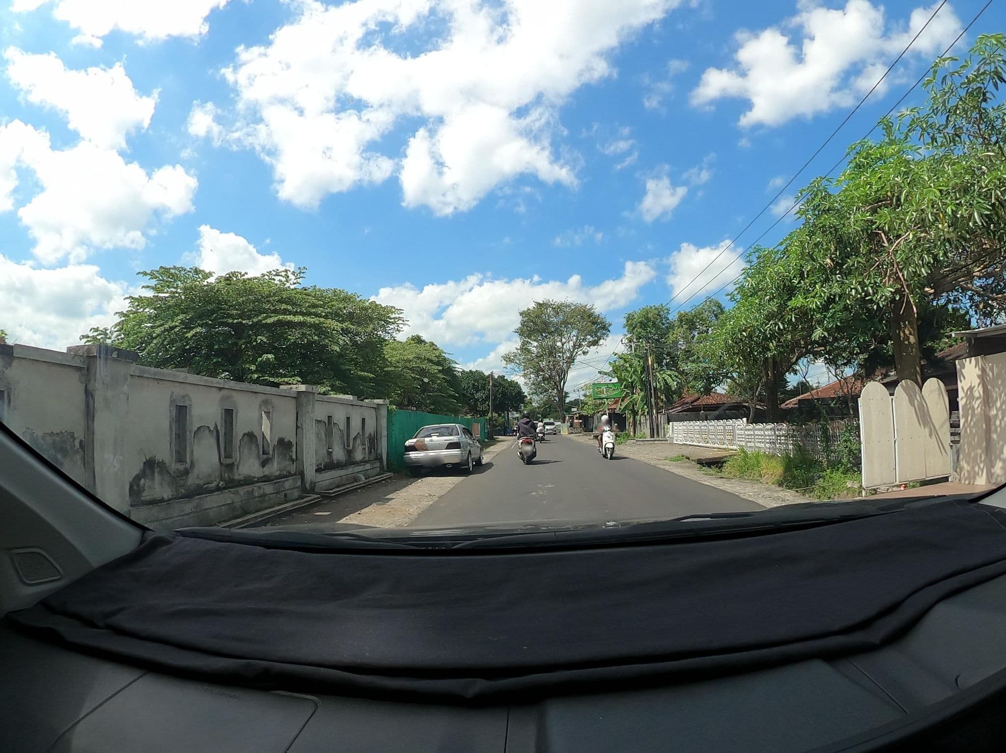 Street view near Gading Guest House, Mataram