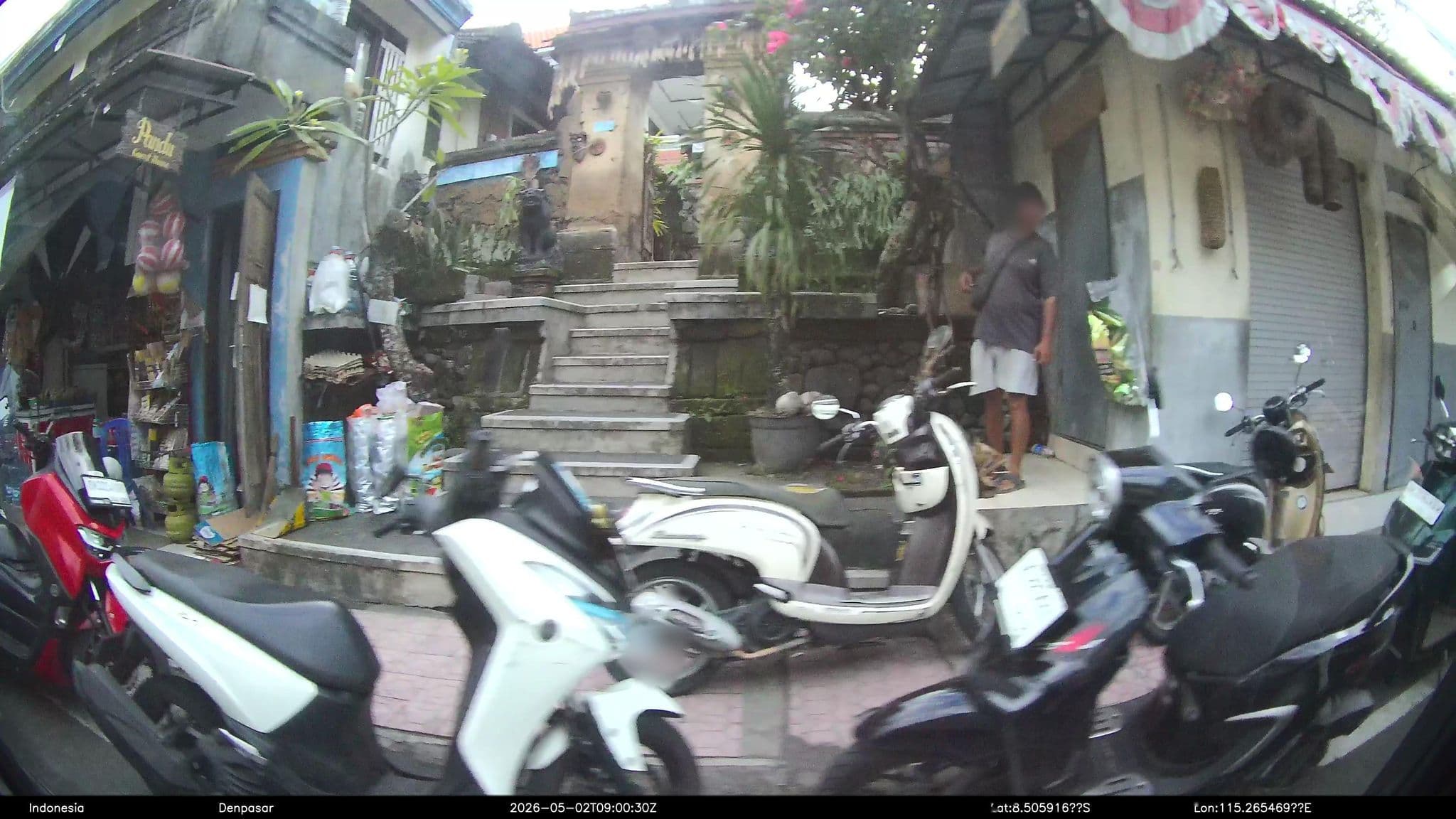 Street view near Pandu Guesthouse, Ubud