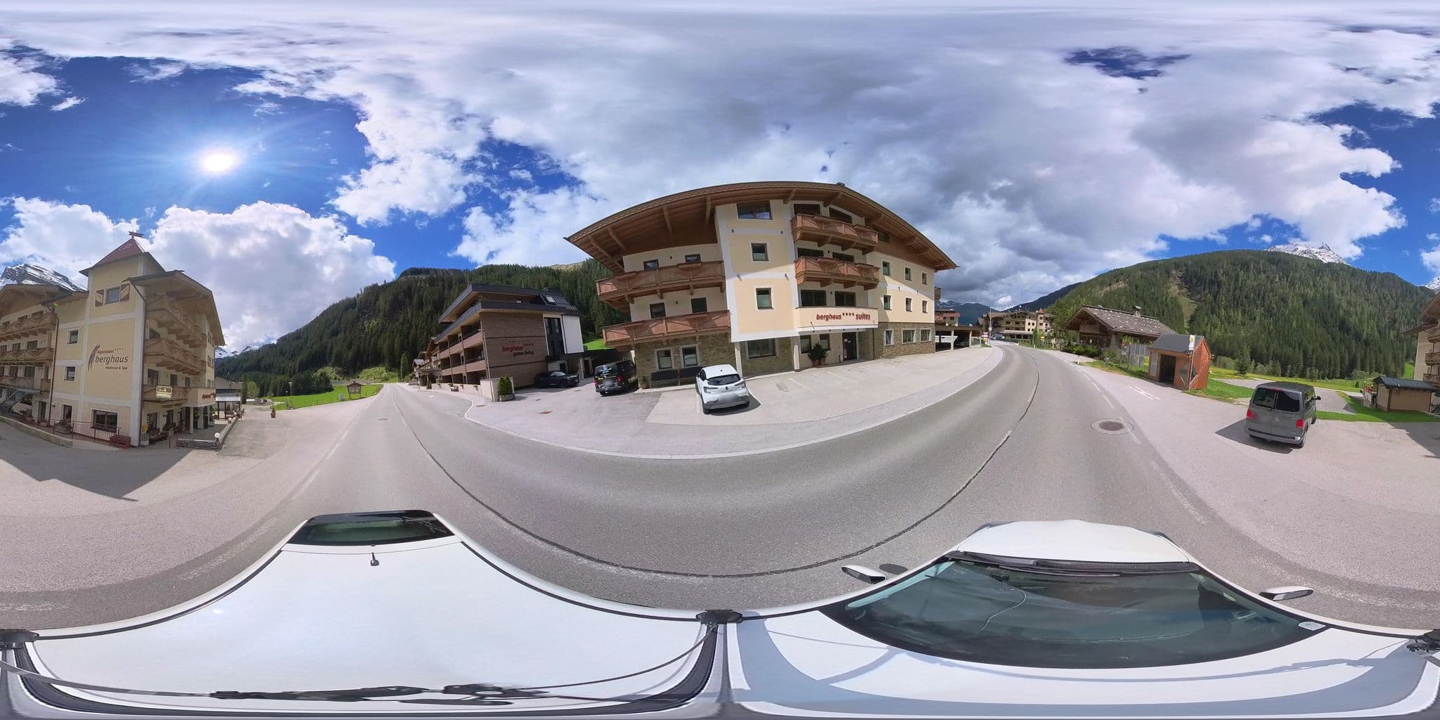 Street view near Alpinhotel Berghaus, Tux — © osmplus_org (CC BY-SA · Mapillary)