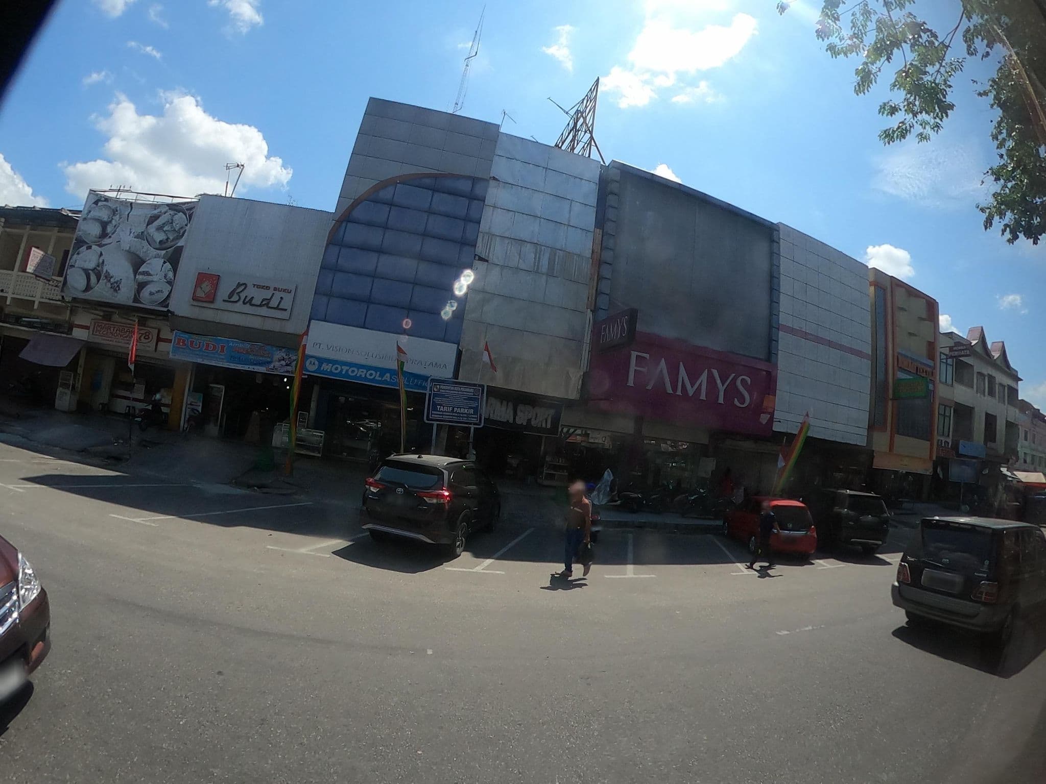 Street view near wisma permata, Pekanbaru