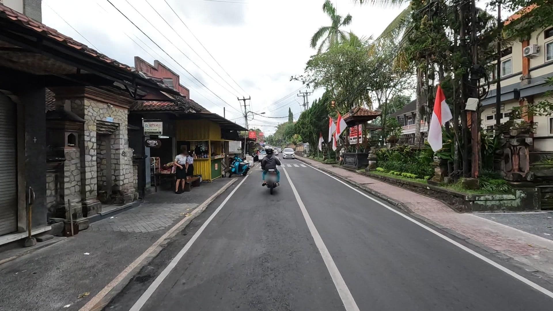 Street view near Raditya House, Ubud
