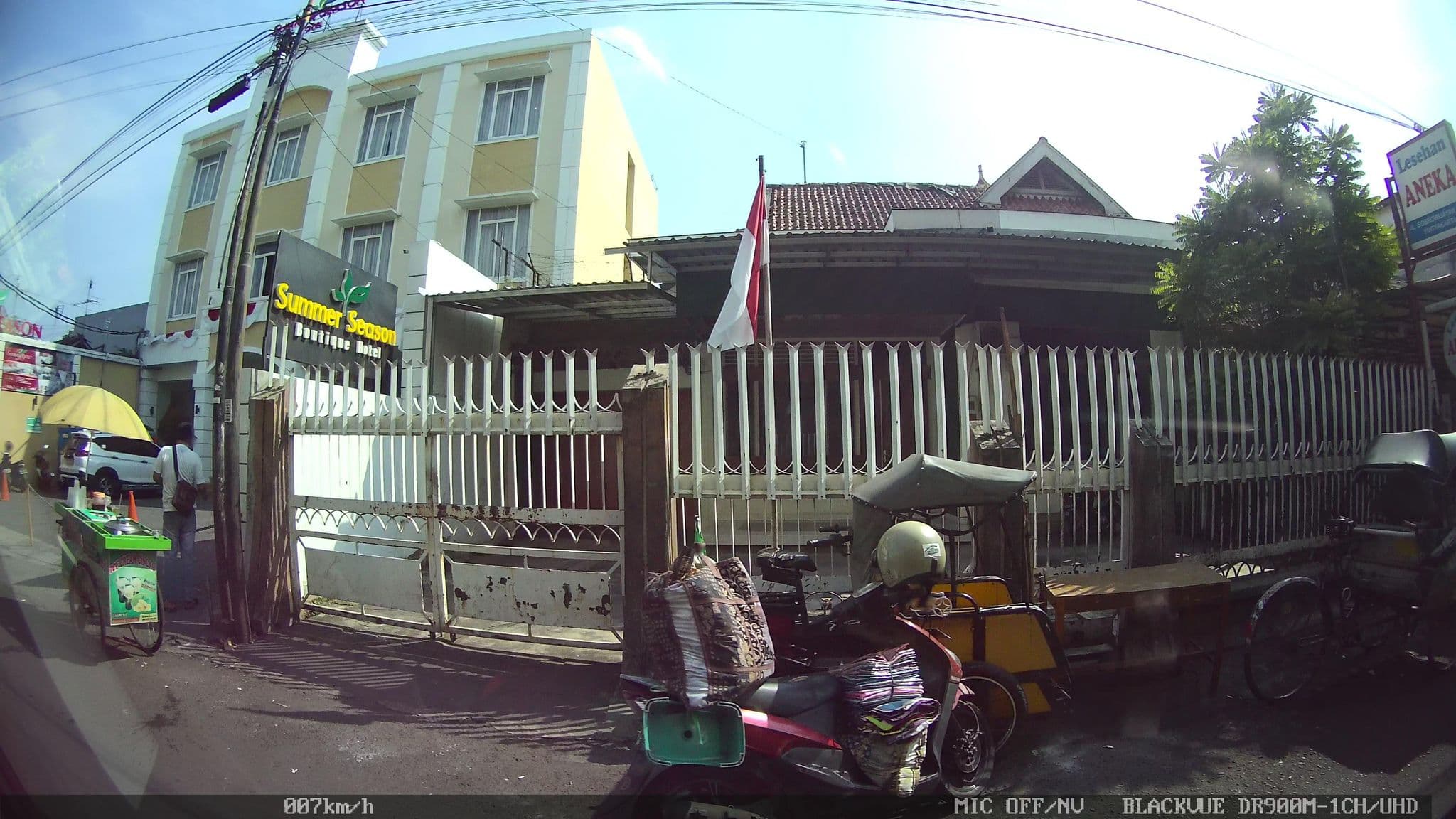 Street view near Indonesia Hotel, Yogyakarta