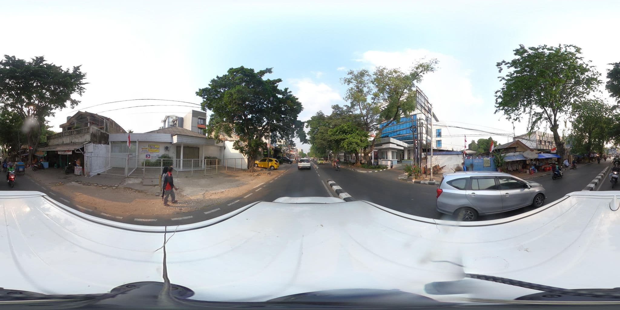 Street view near Slipi Inn Palmerah, Jakarta