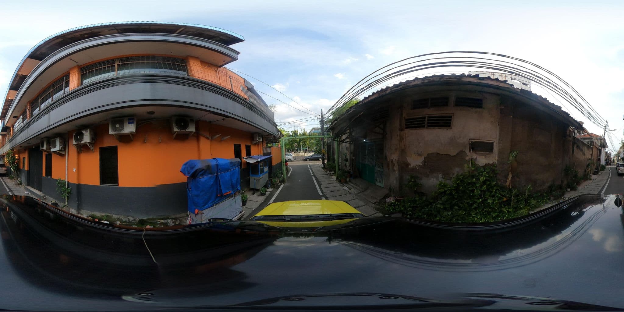 Street view near Burgundy 5 Kos Eksekutif, Jakarta