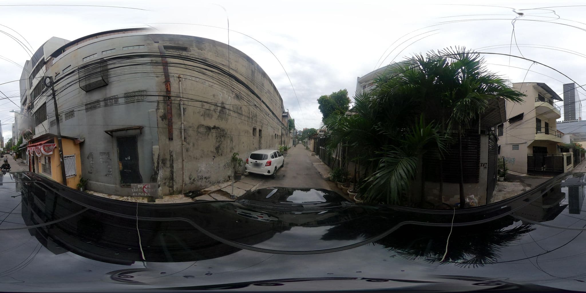 Street view near Shakti Capsule Hotel, Jakarta