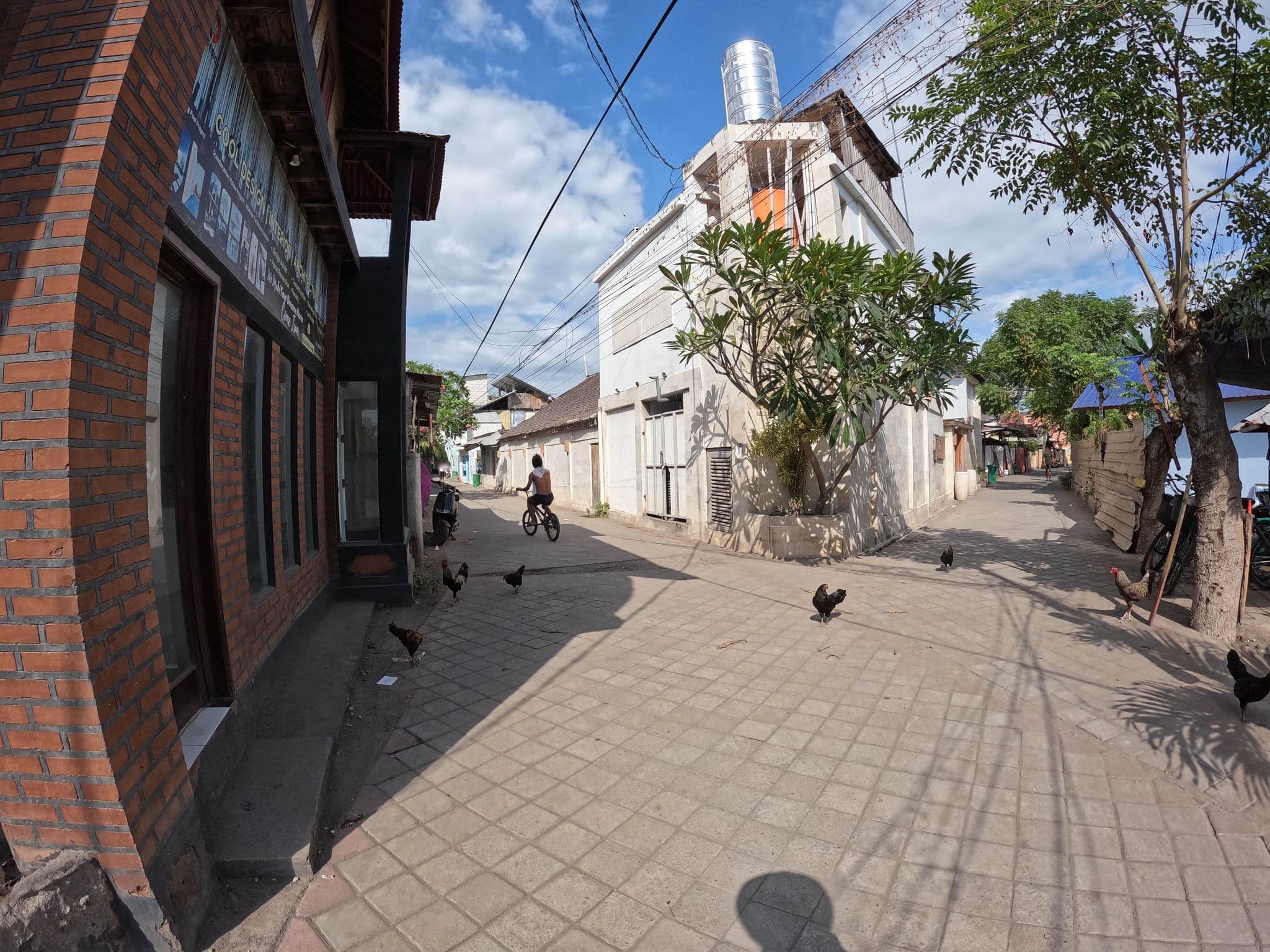 Street view near Fulles Guesthouse, Gili Trawangan