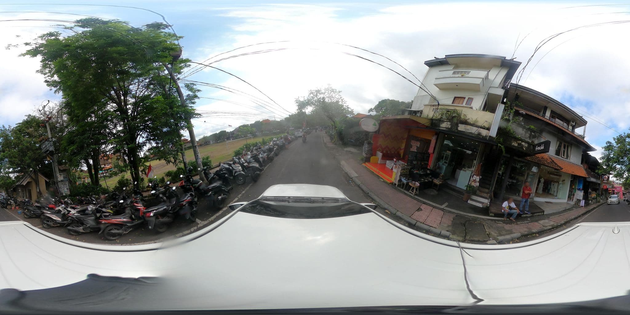 Street view near Bamboo Ubud Hostel, Ubud