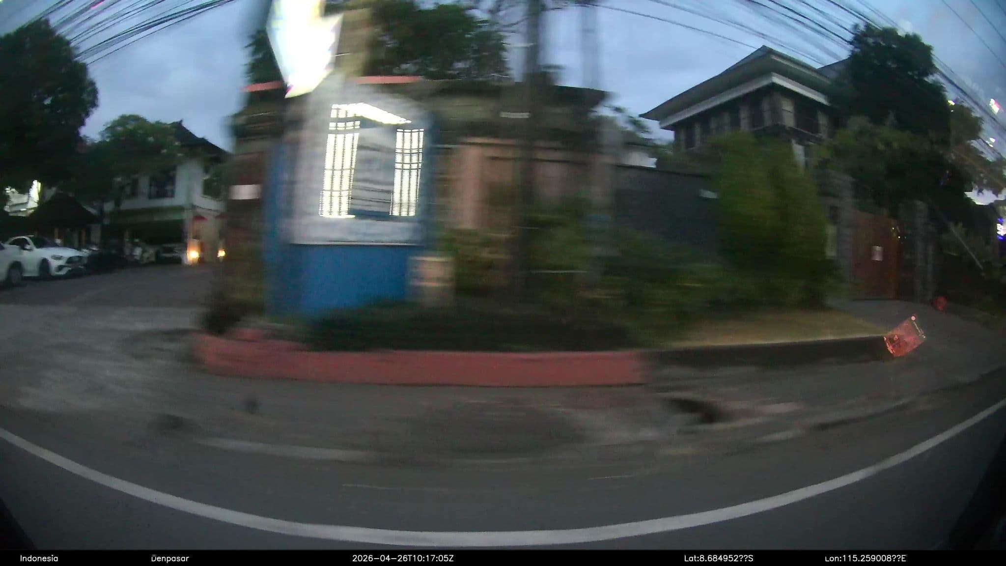 Street view near Abian Srama hotel and spa, Sanur — © Kaart---LEFT (CC BY-SA · Mapillary)